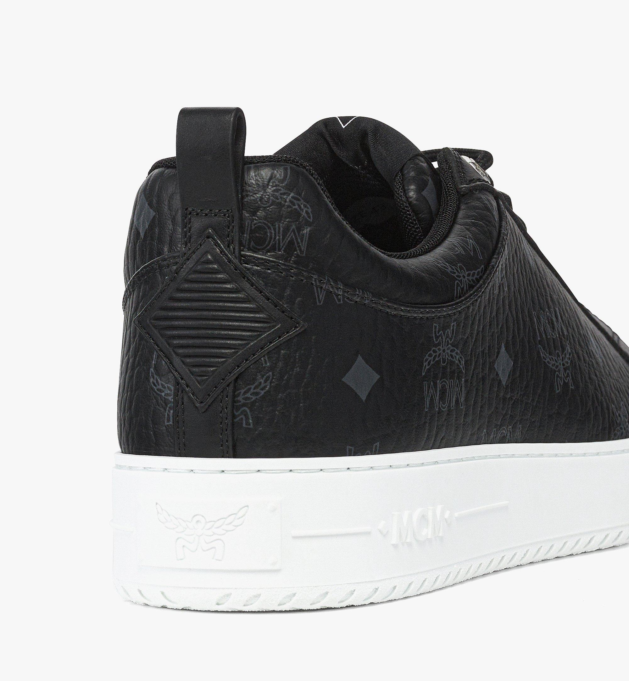 MCM Neo Terrain Sneakers in Visetos Black MESFSAJ01BK040 Alternate View 2