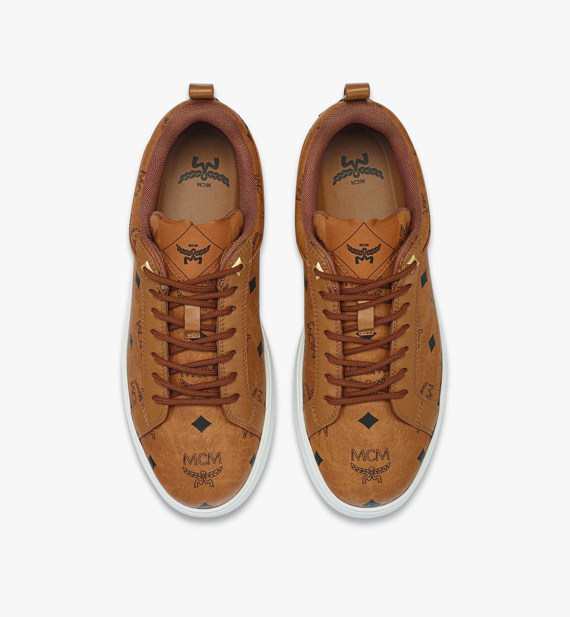 MCM Low-Top-Sneaker Neo Terrain in Visetos Cognac MESFSAJ01CO037 Noch mehr sehen 4