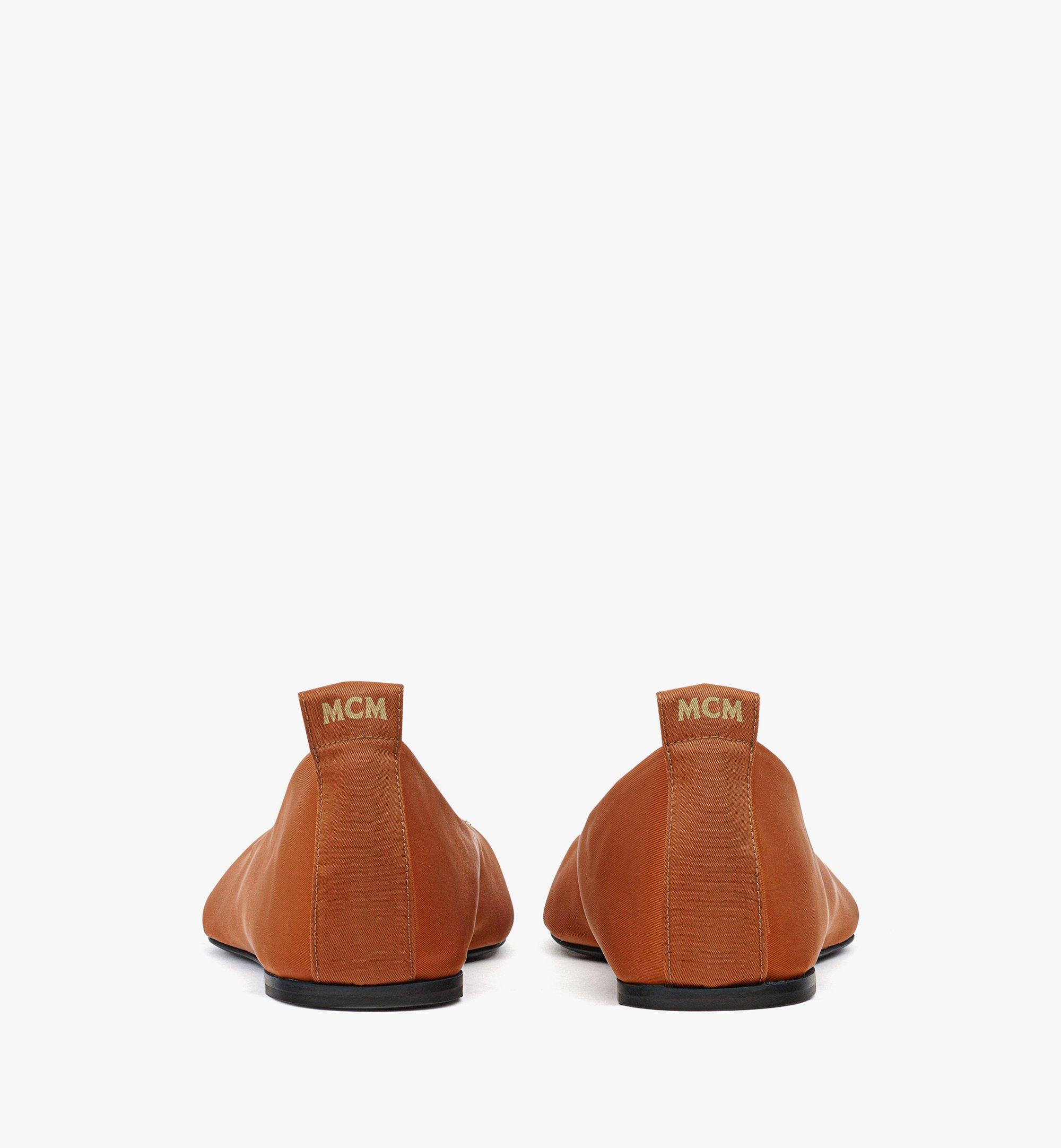 MCM ECONYL® 材質芭蕾平底鞋 Cognac MESFSMM11CO038 更多視圖 2