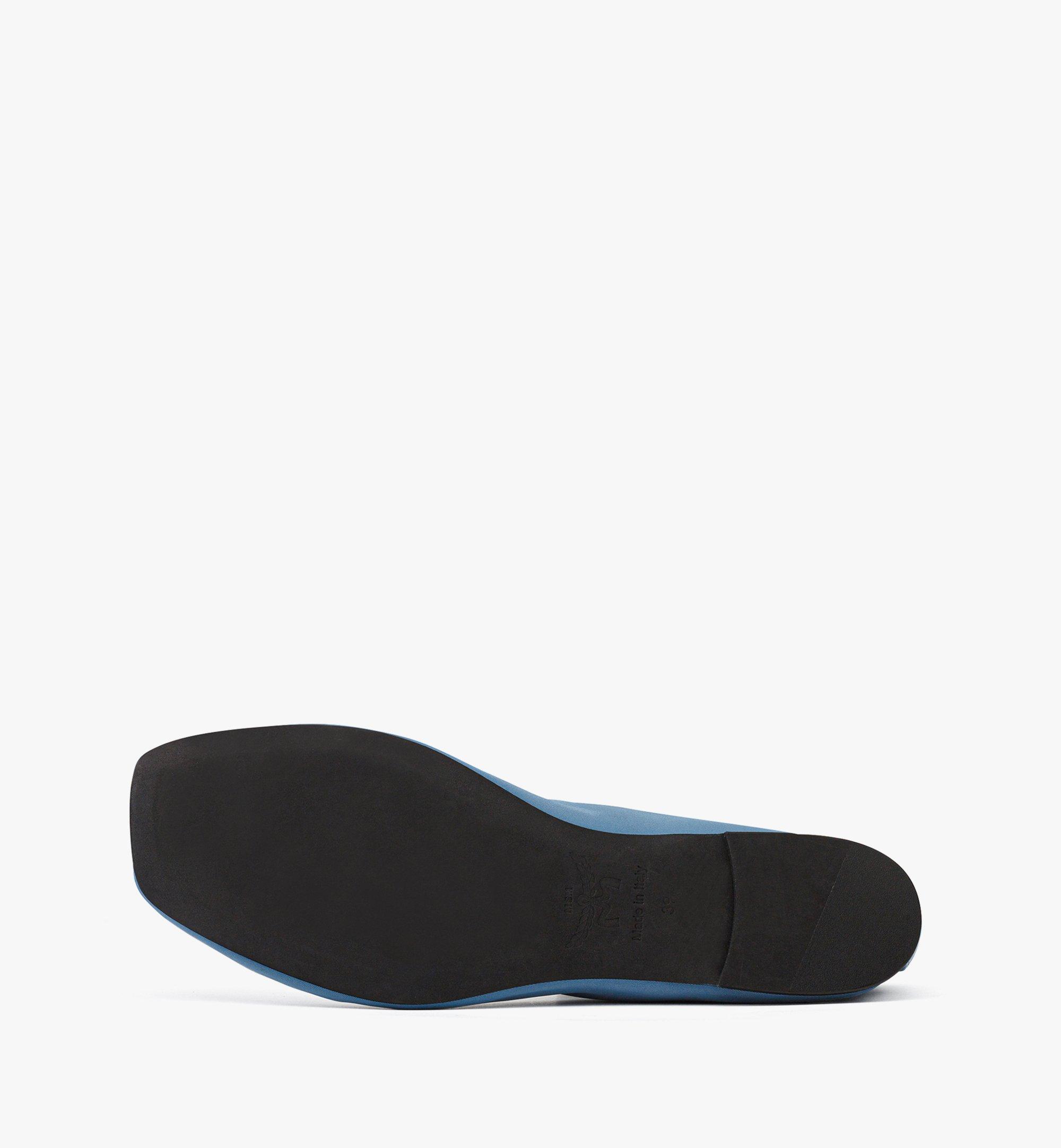MCM Ballerina Shoes in ECONYL® Blue MESFSMM11E4035 Alternate View 3
