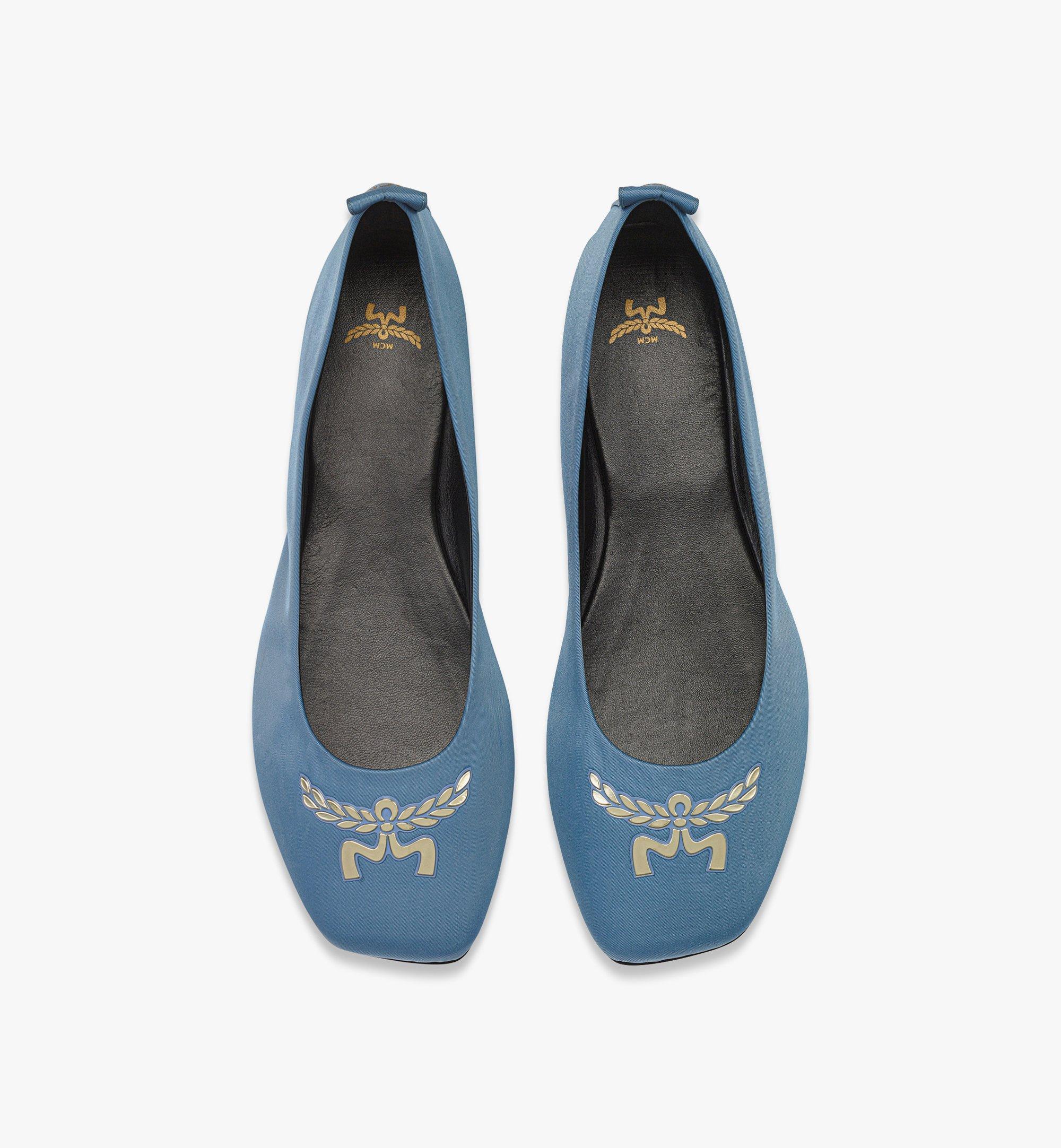 MCM ECONYL® 材質芭蕾平底鞋 Blue MESFSMM11E4037 更多視圖 4