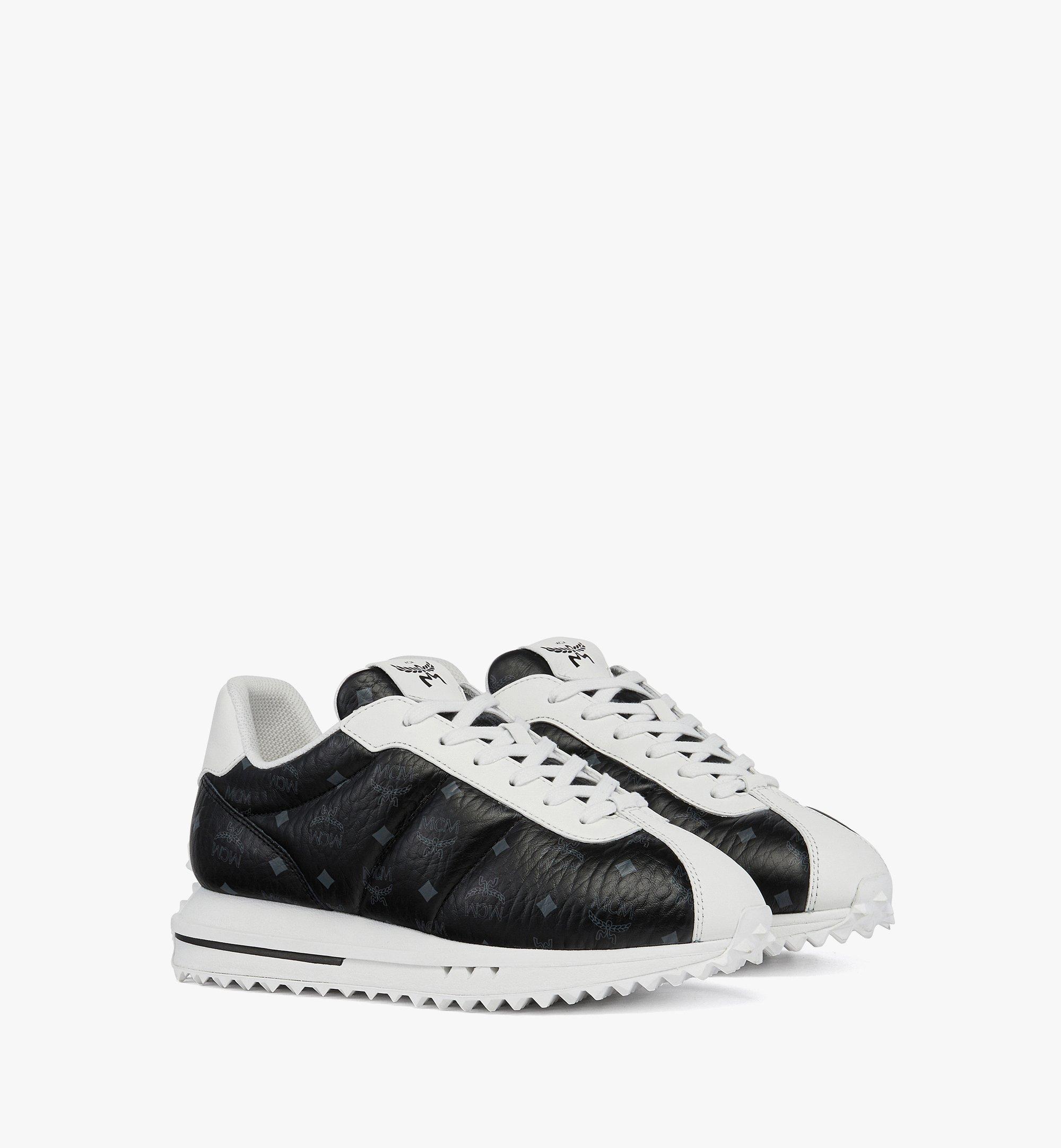 39 IT / W Diamante Sneakers in Quilted Monogram Leather Black
