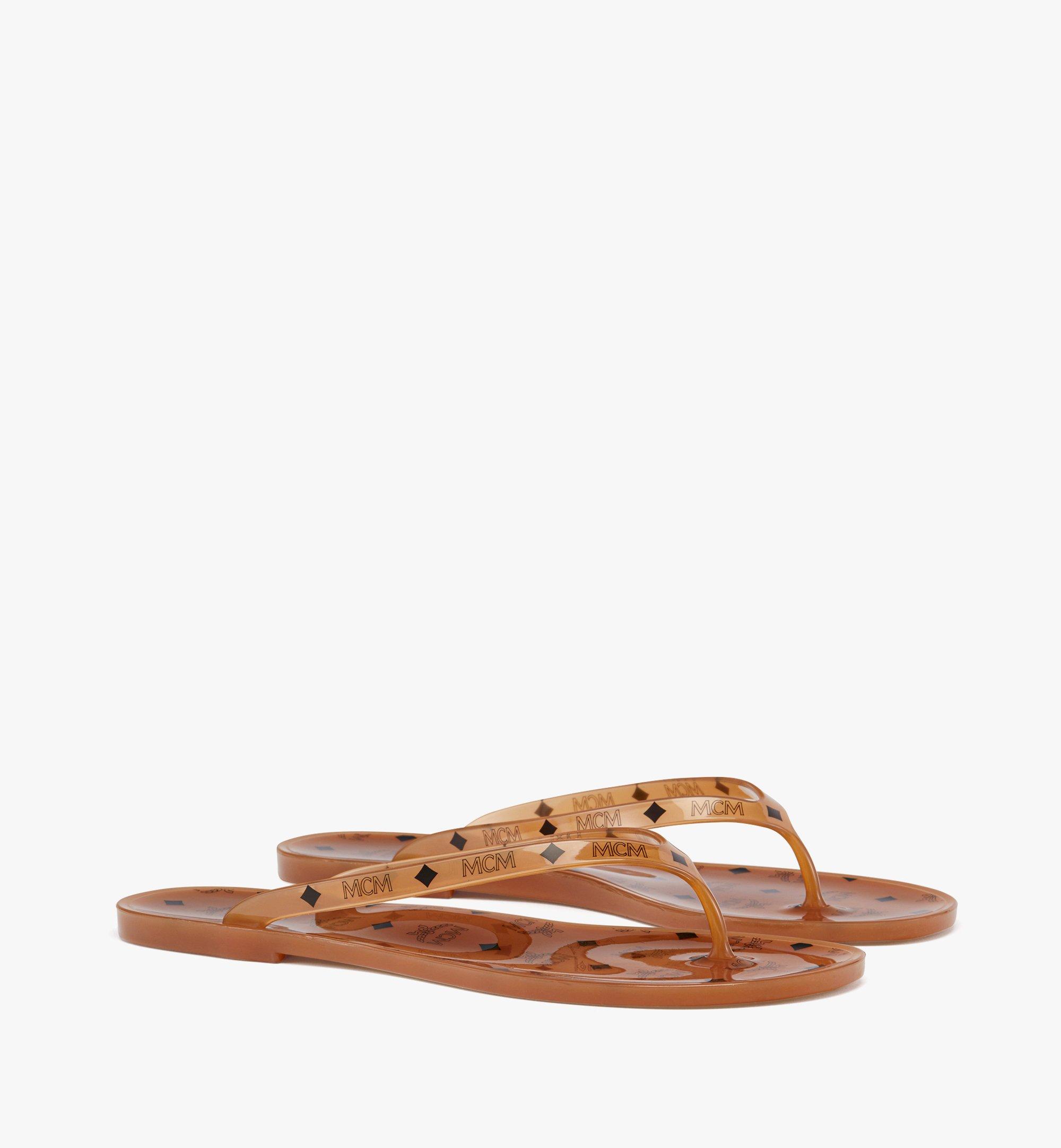 Monogram Jelly Thong Sandals