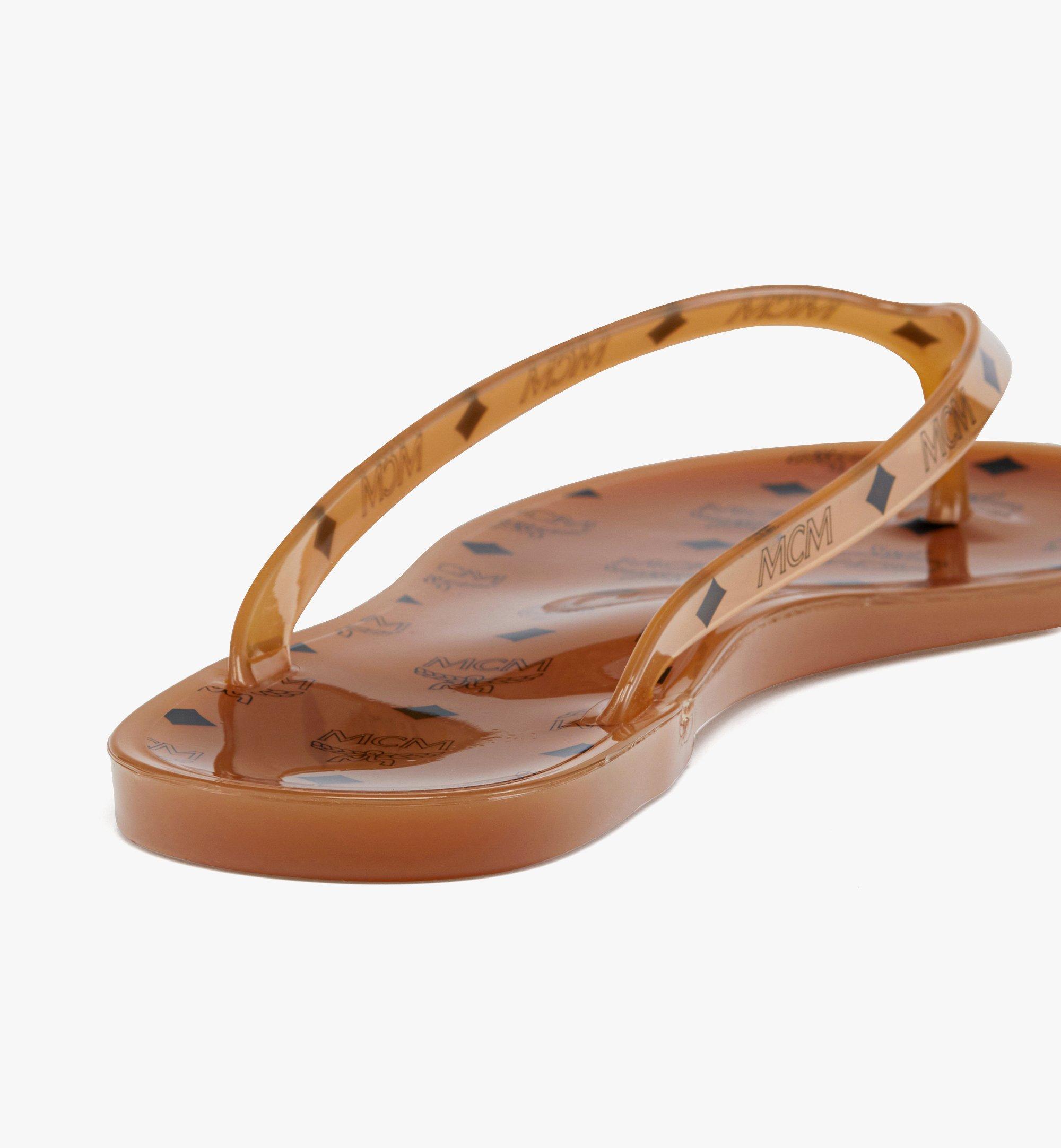 Monogram Jelly Thong Sandals