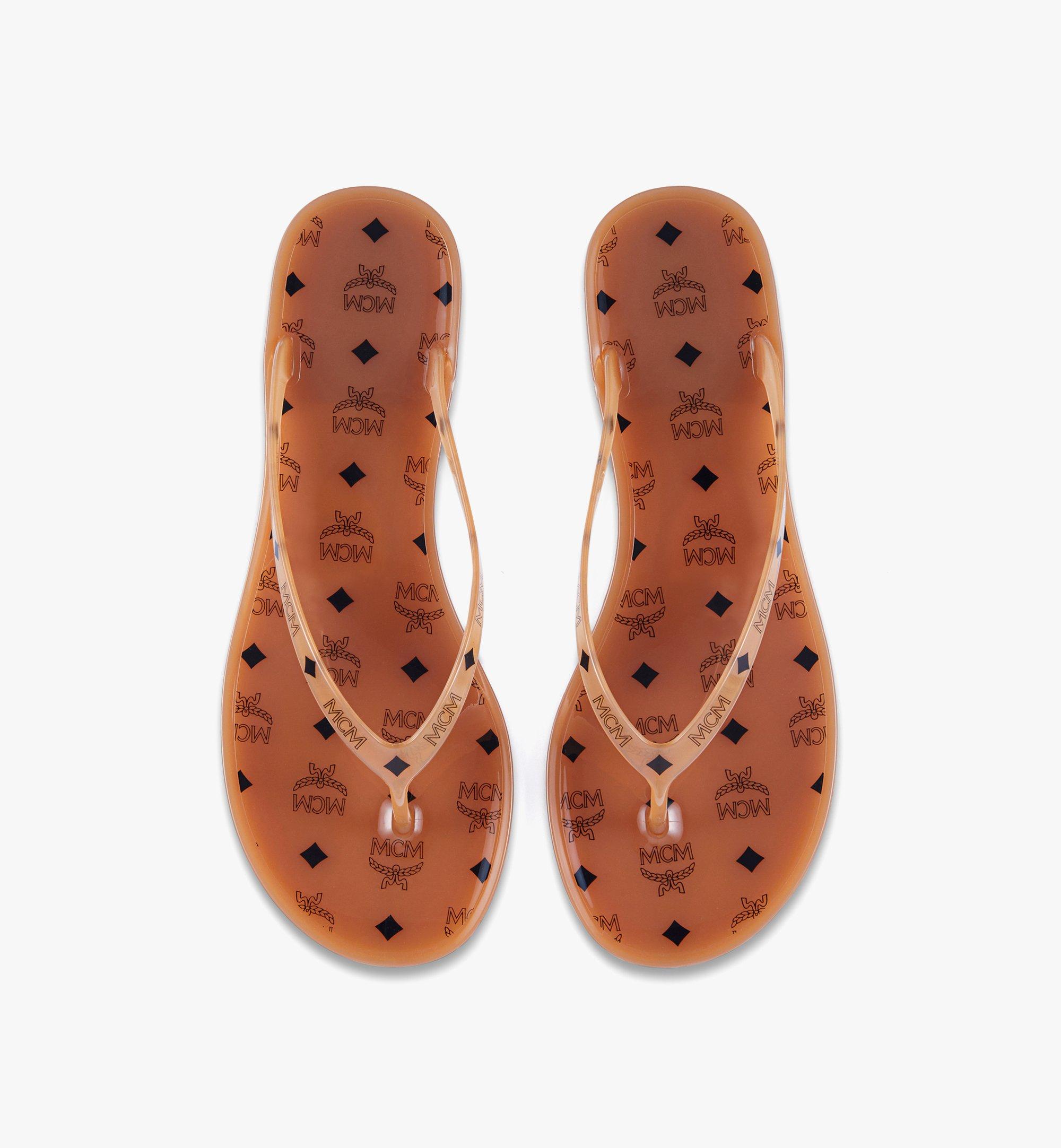 Monogram Jelly Thong Sandals