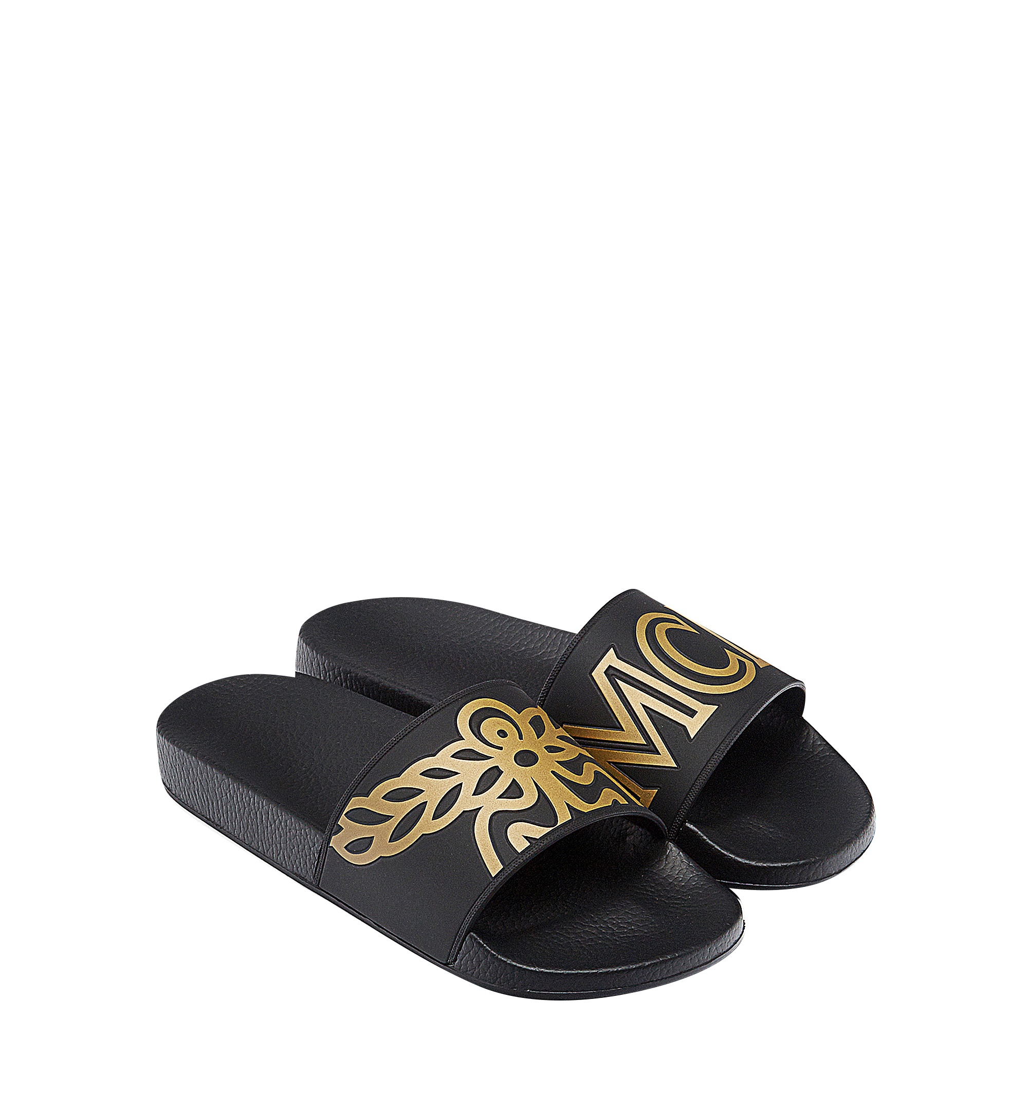 MCM Herrenpantoletten aus Gummi Black MEX7AMM01BK046 Noch mehr sehen 4
