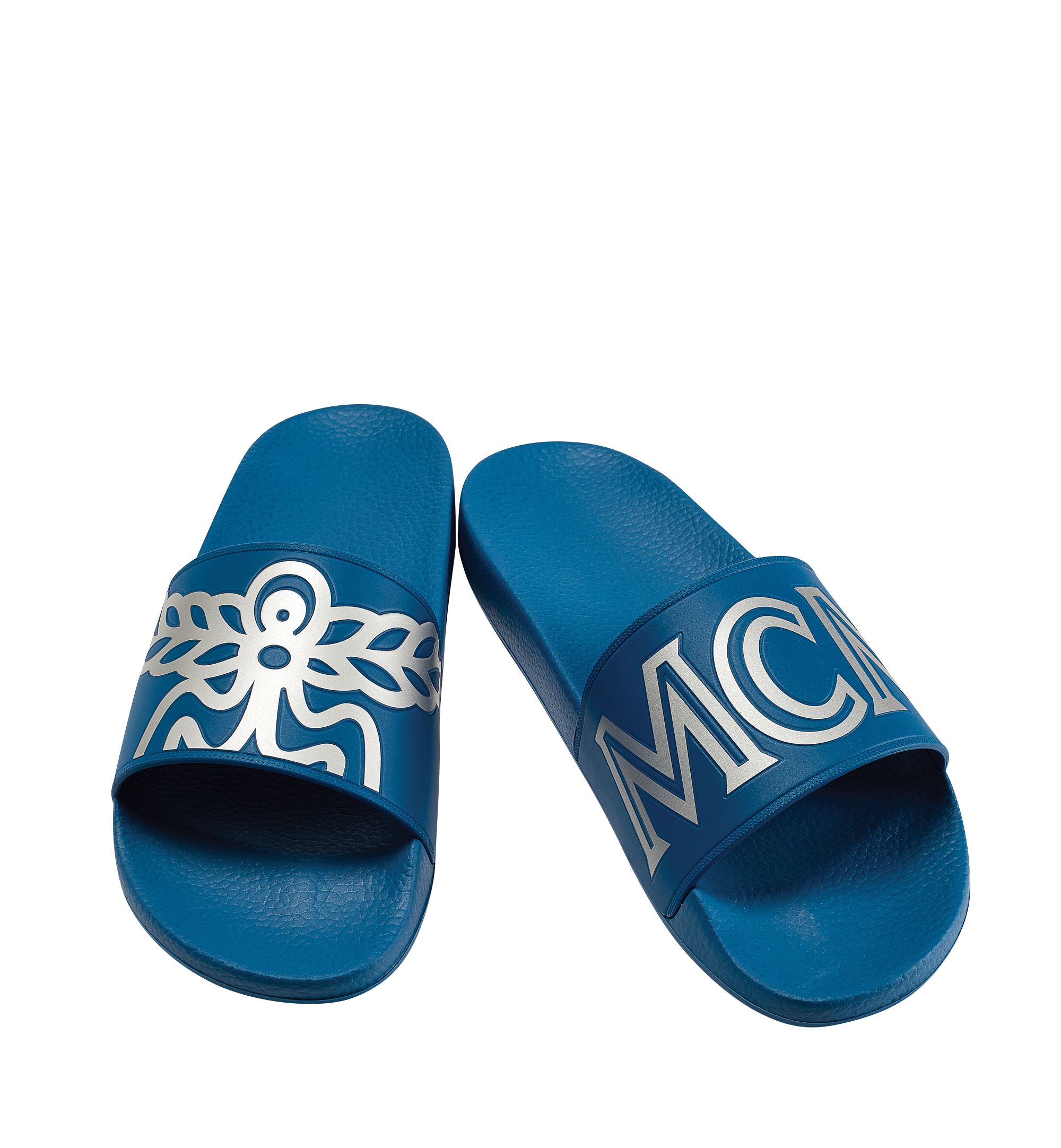 44 IT Men s Rubber Slides BLUE MCM FR