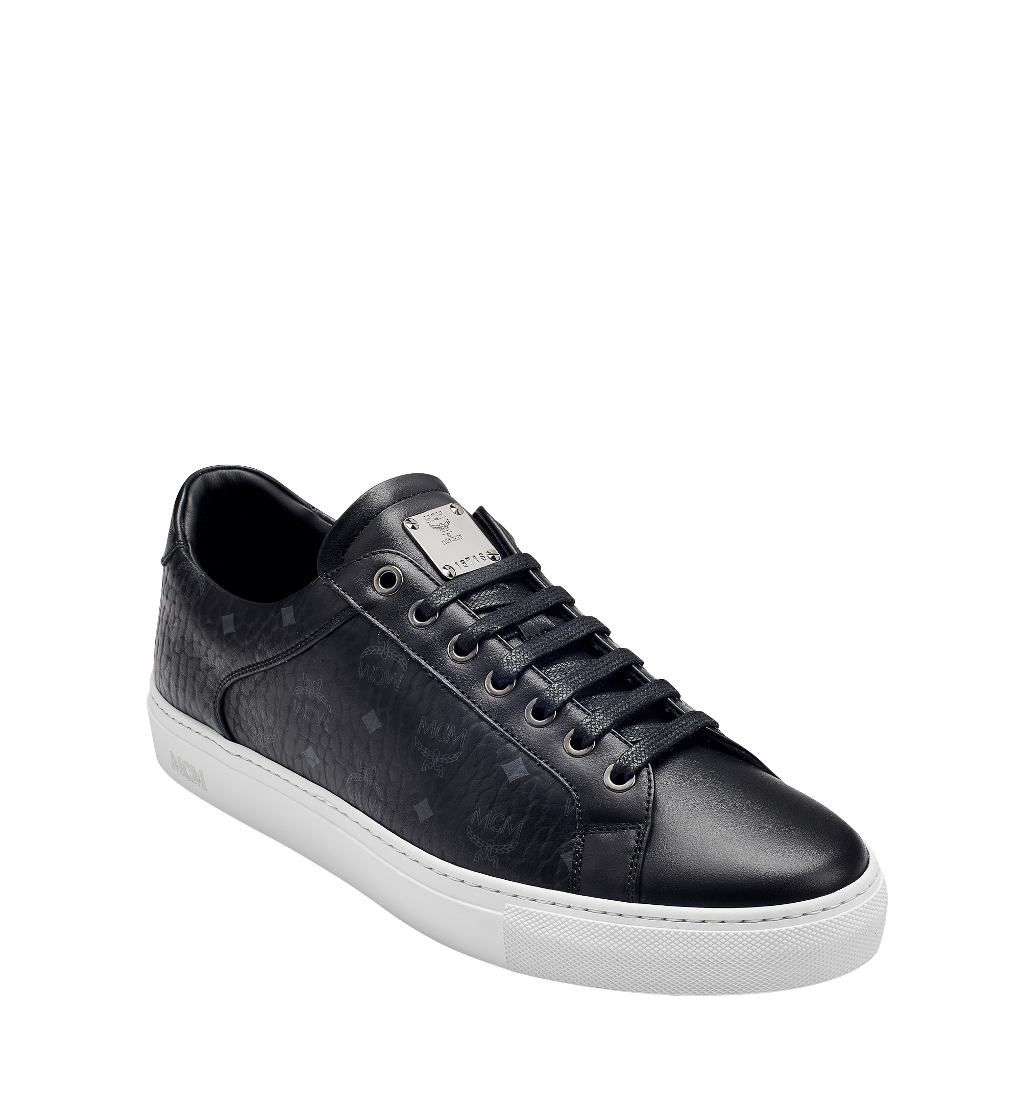 mcm black sneakers