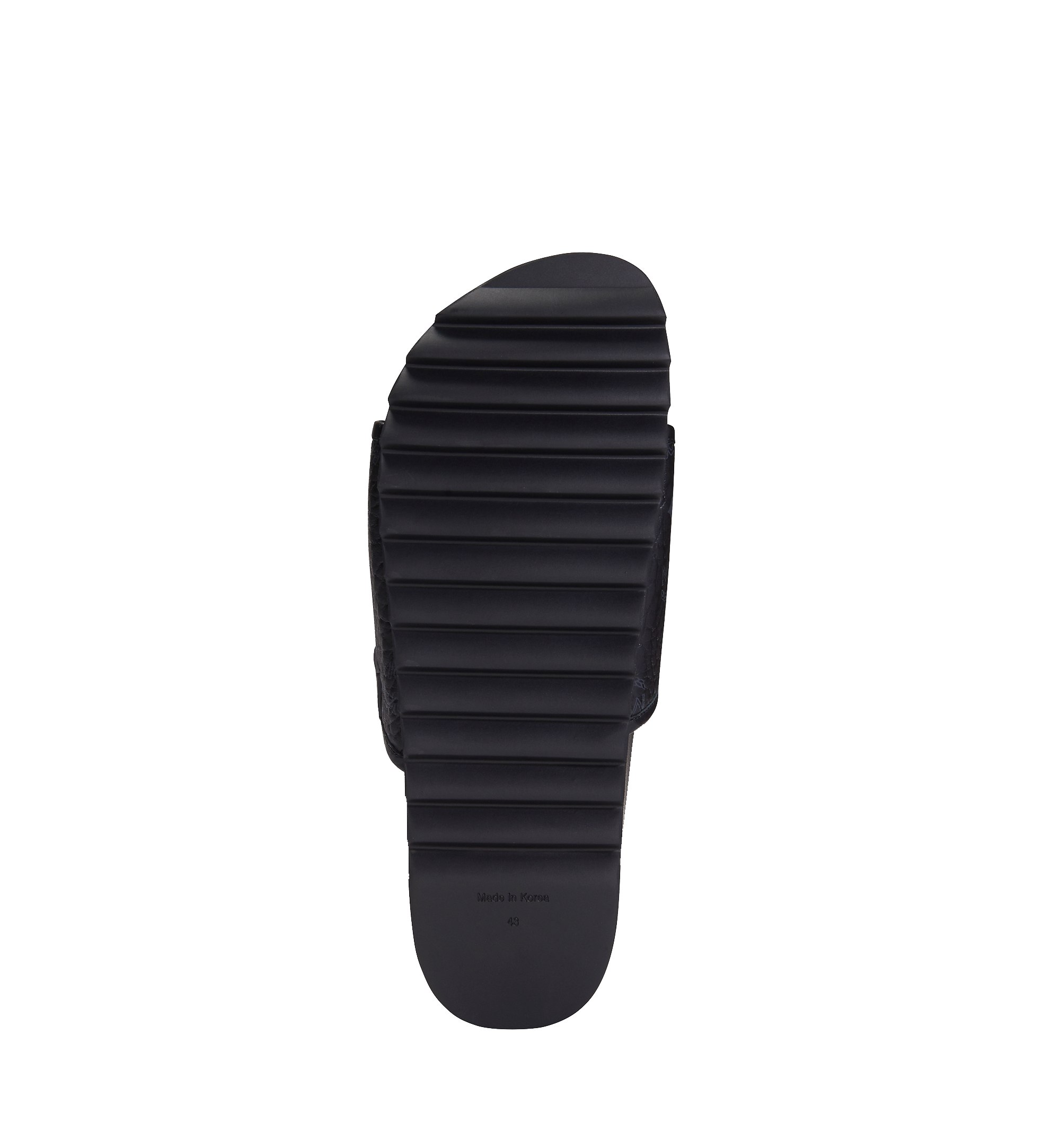 MCM Claquettes en Visetos pour homme Black MEX7S2K05BK045 Plus de photos 4