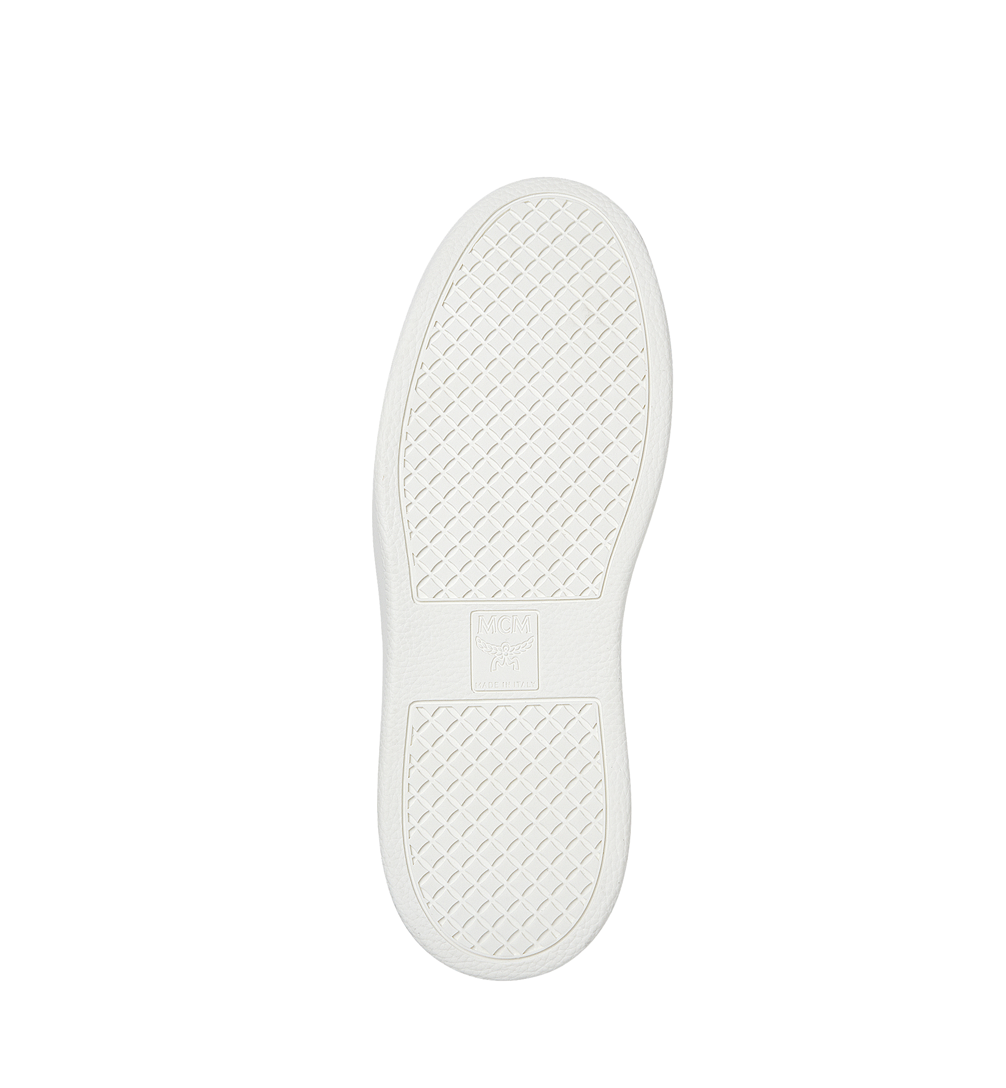 MCM Herrenpantoletten Sneaker in Visetos White MEX8SMM22WT045 Noch mehr sehen 4