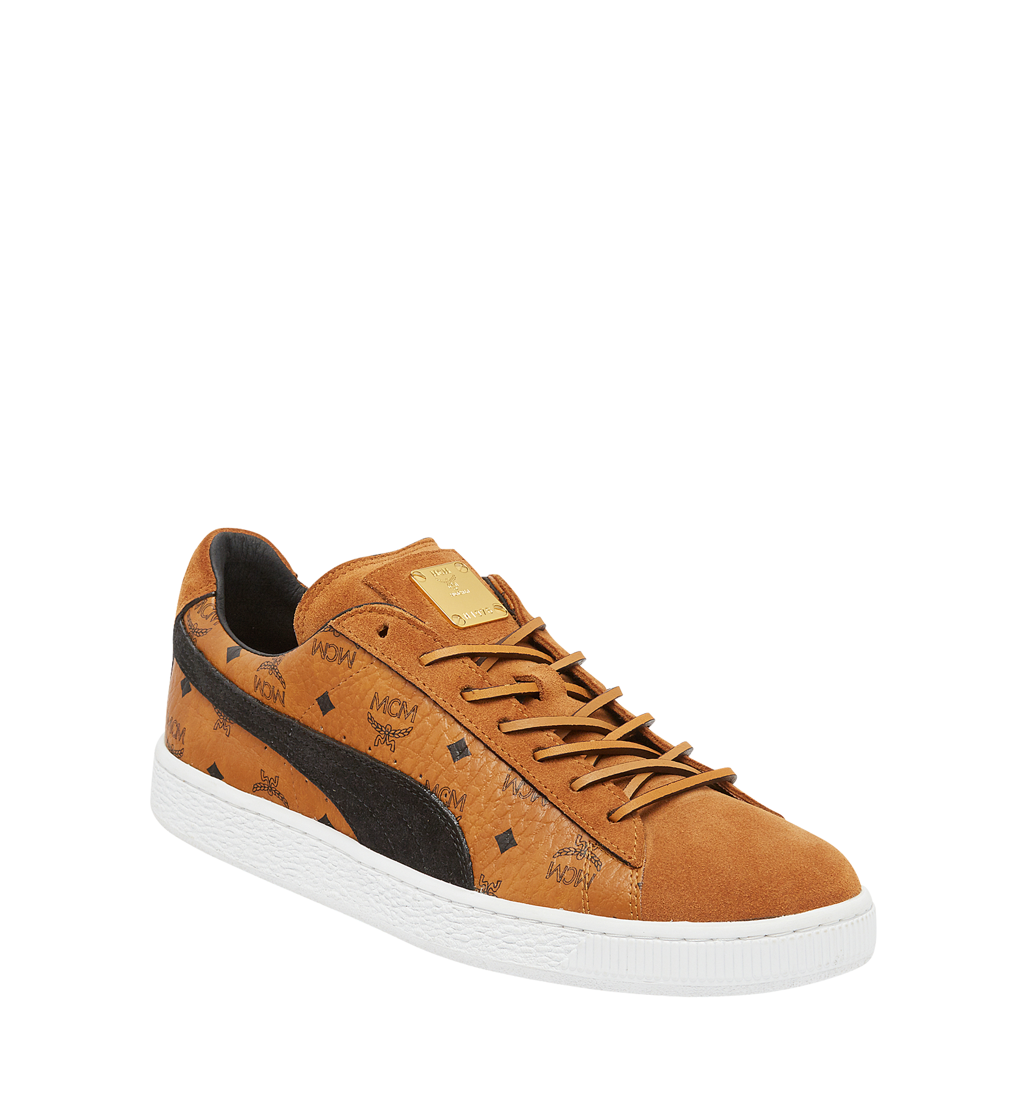 puma suede x mcm