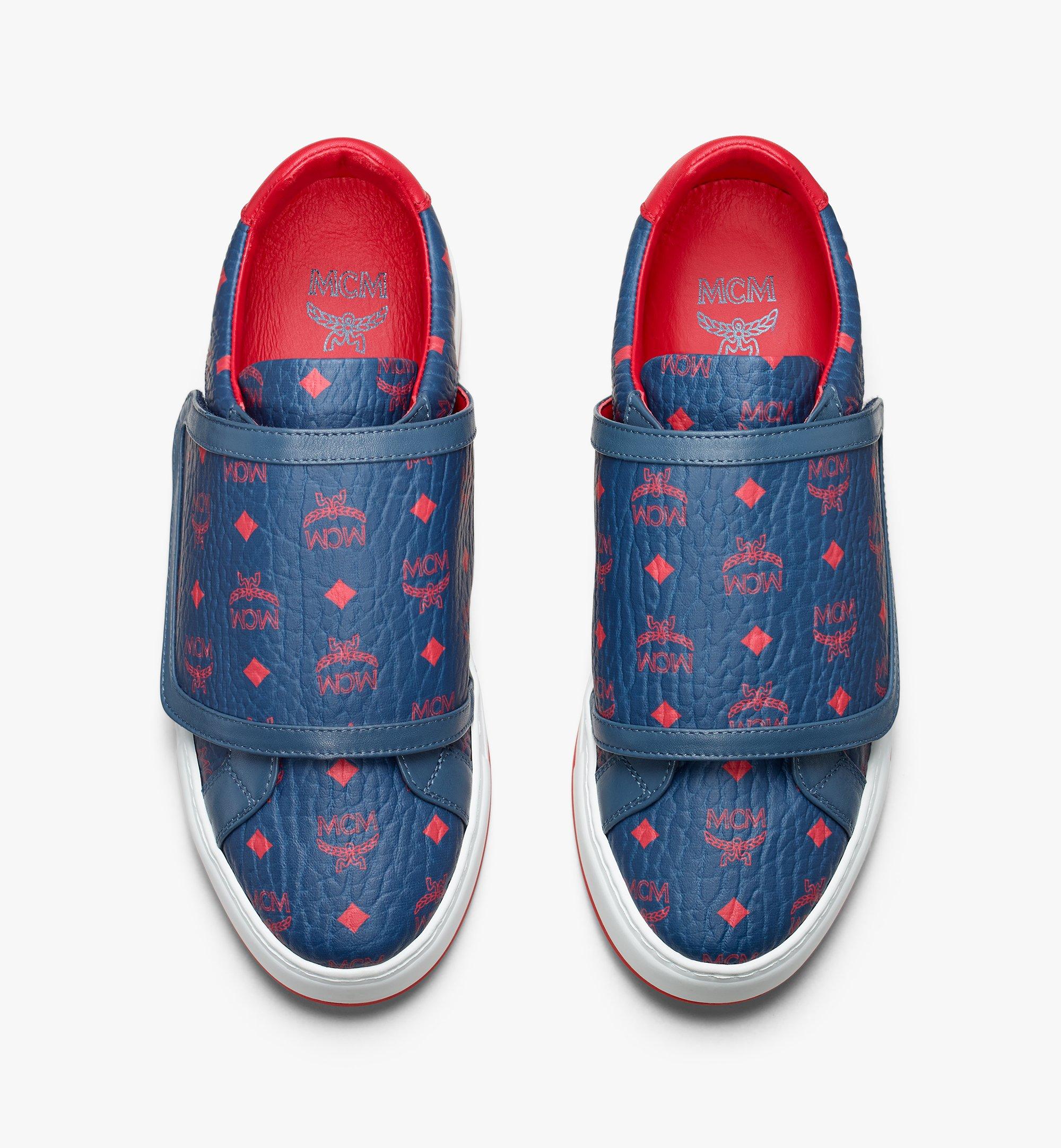 mcm blue shoes