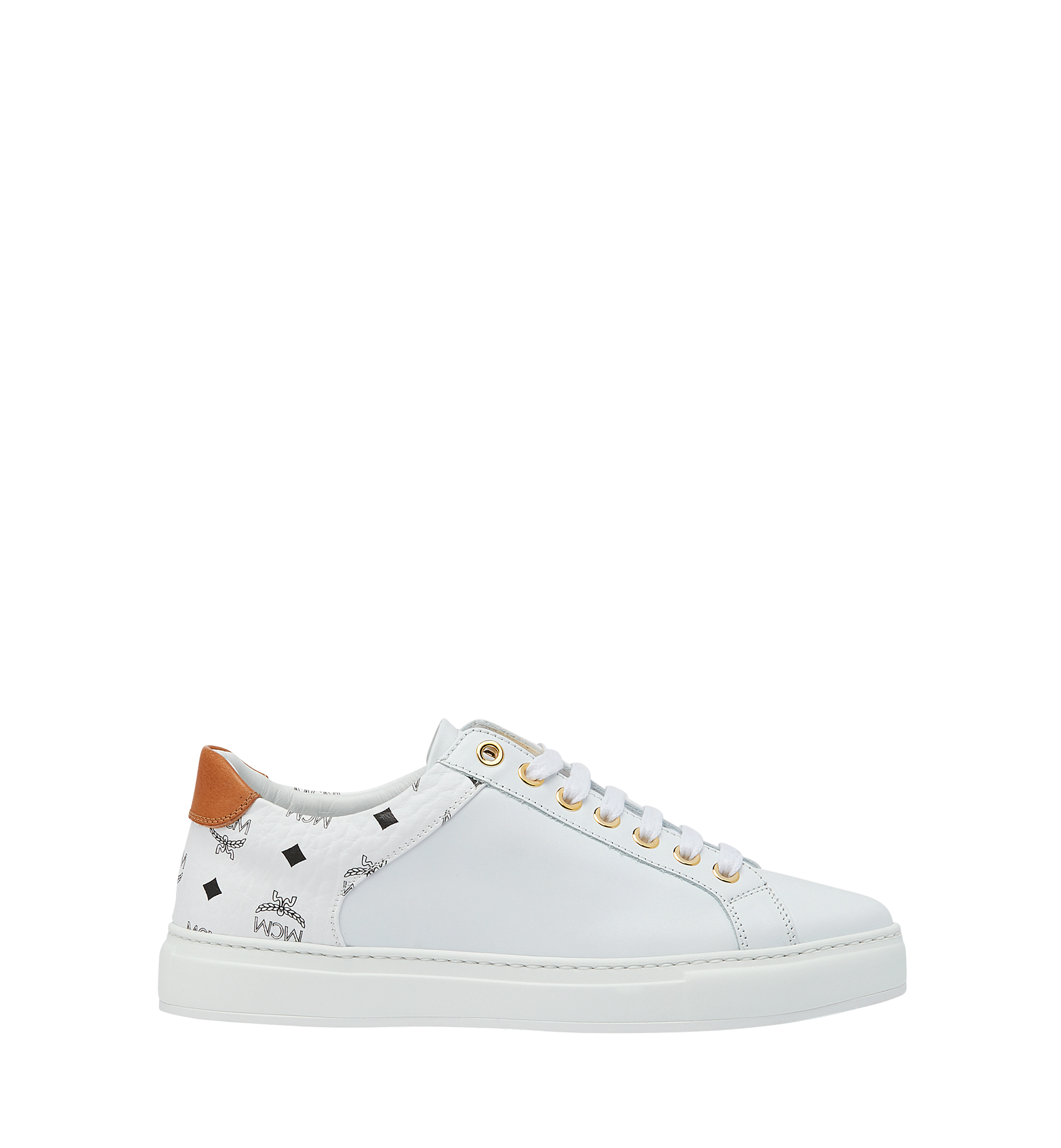 white mcm sneakers