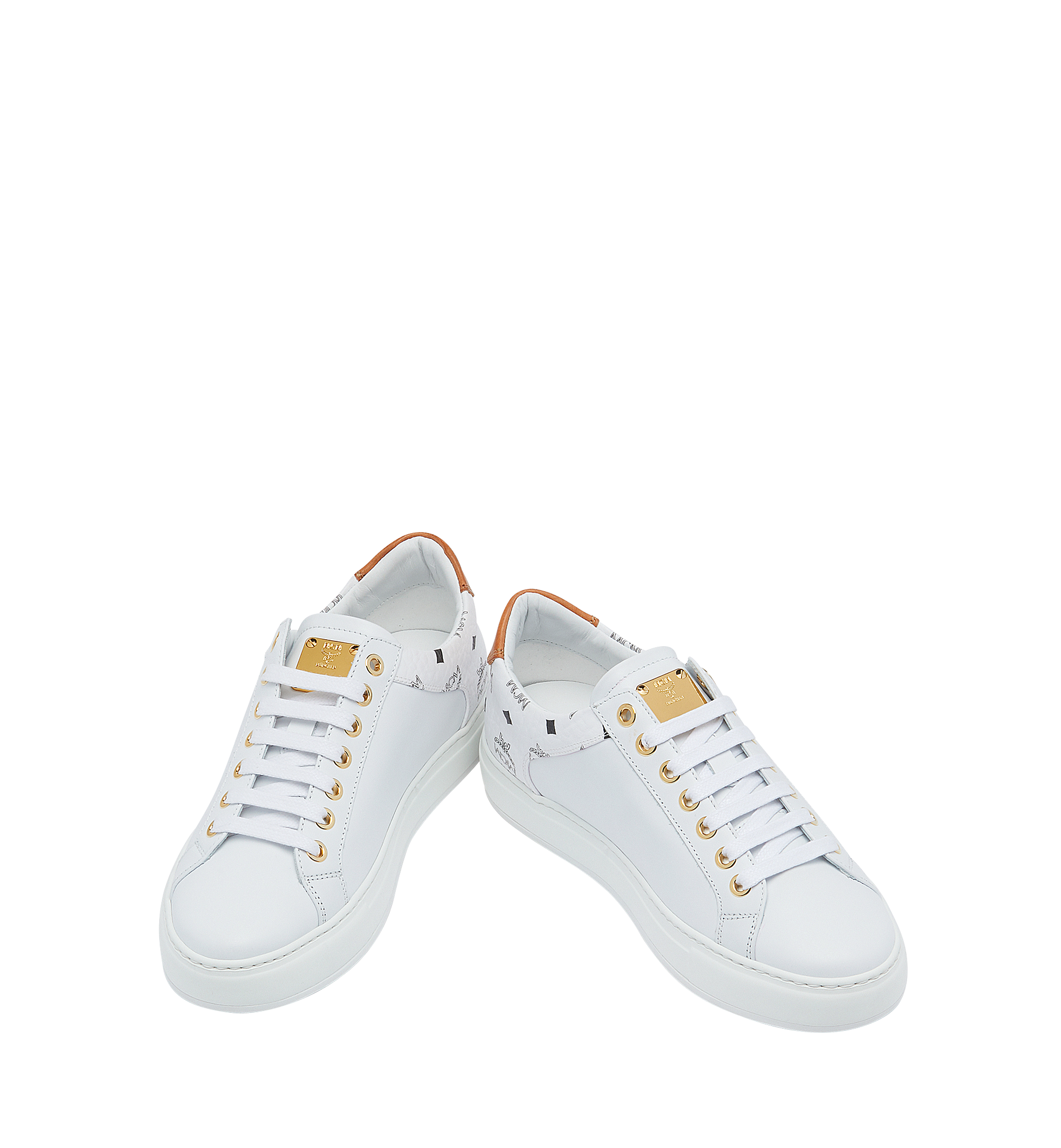 mcm platform sneakers
