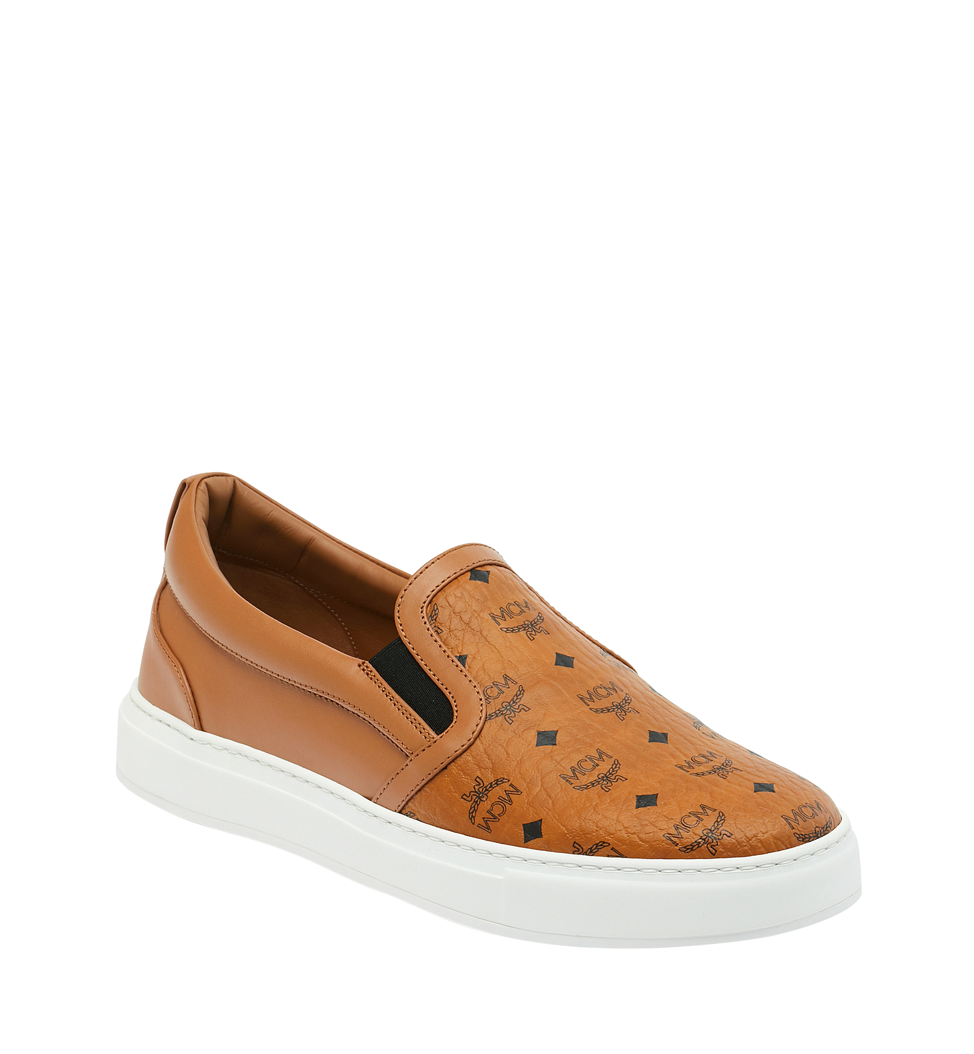 Slip On Sneakers in Visetos Cognac 