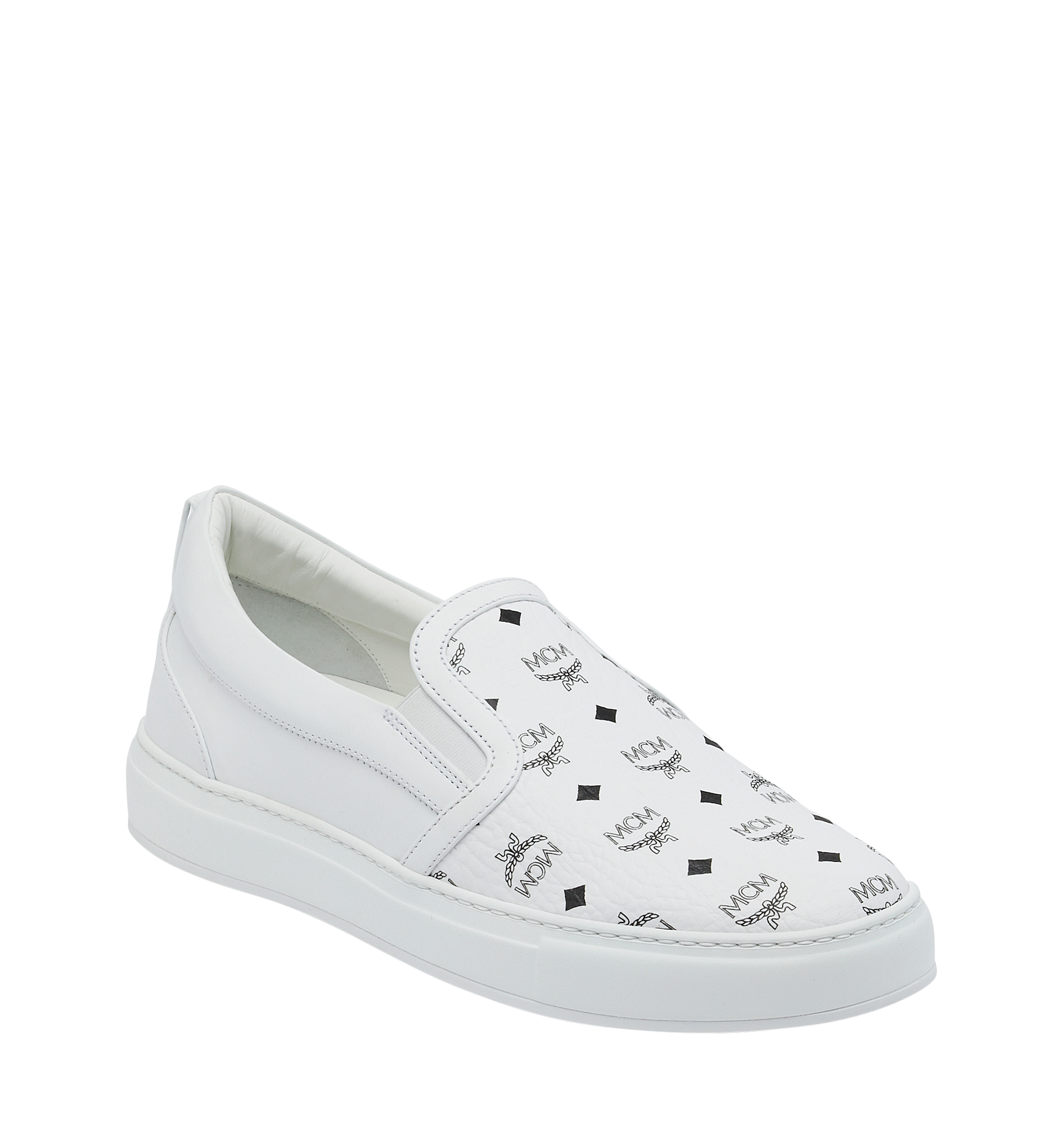 white mcm sneakers