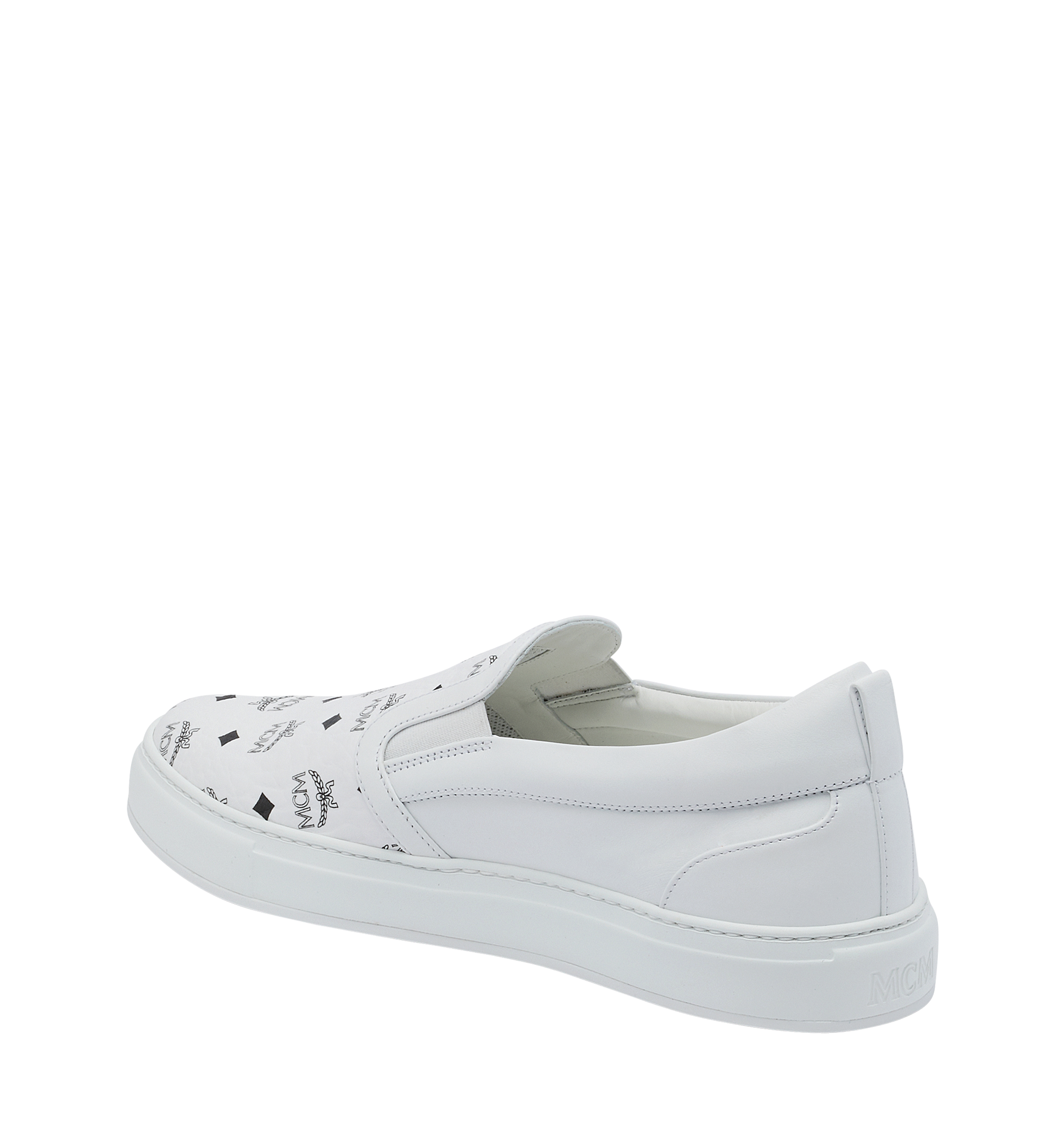 mcm slip on sneakers