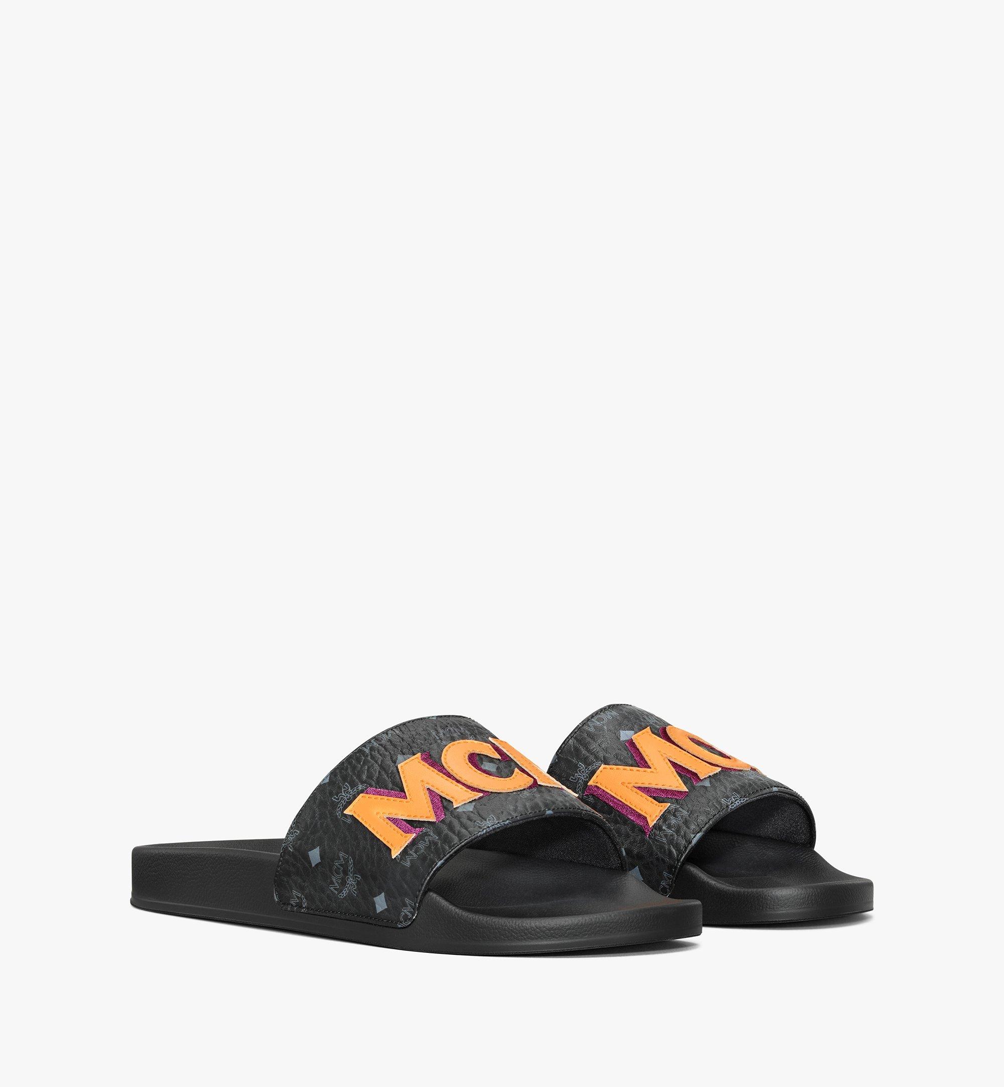 41 IT Men's MCM Monogram Slides Black | MCM ®US