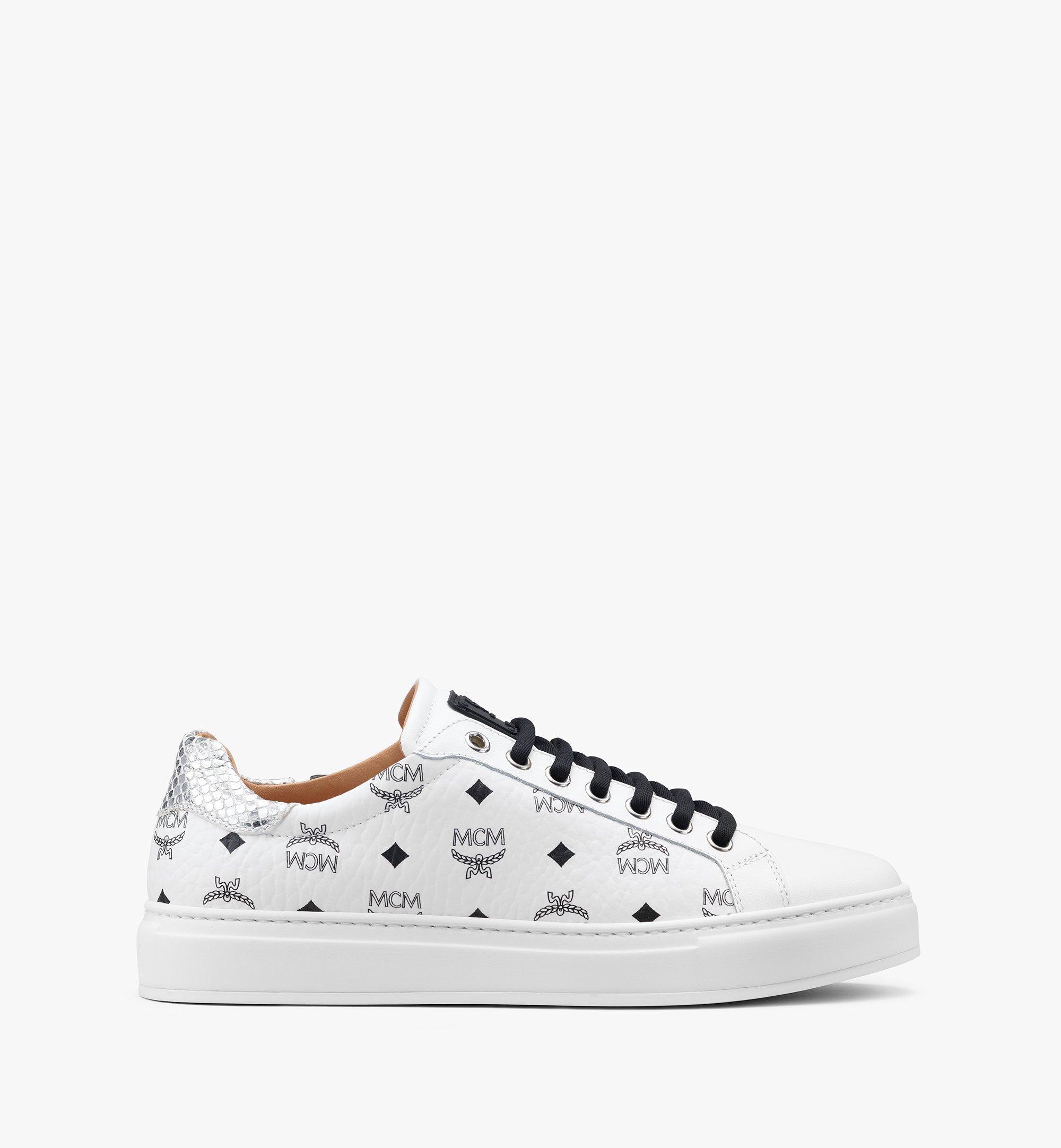 white mcm sneakers