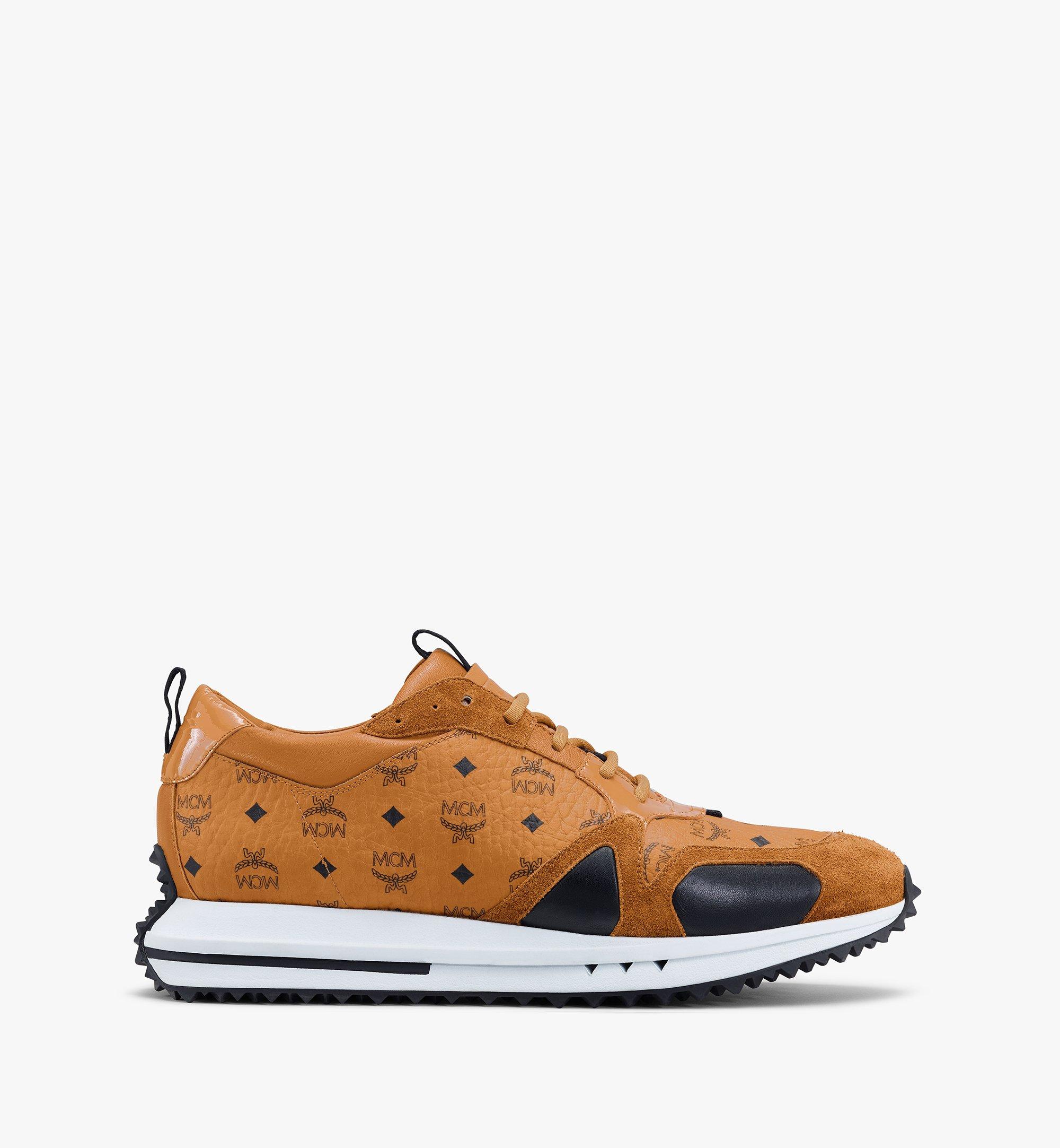 mcm cognac sneakers