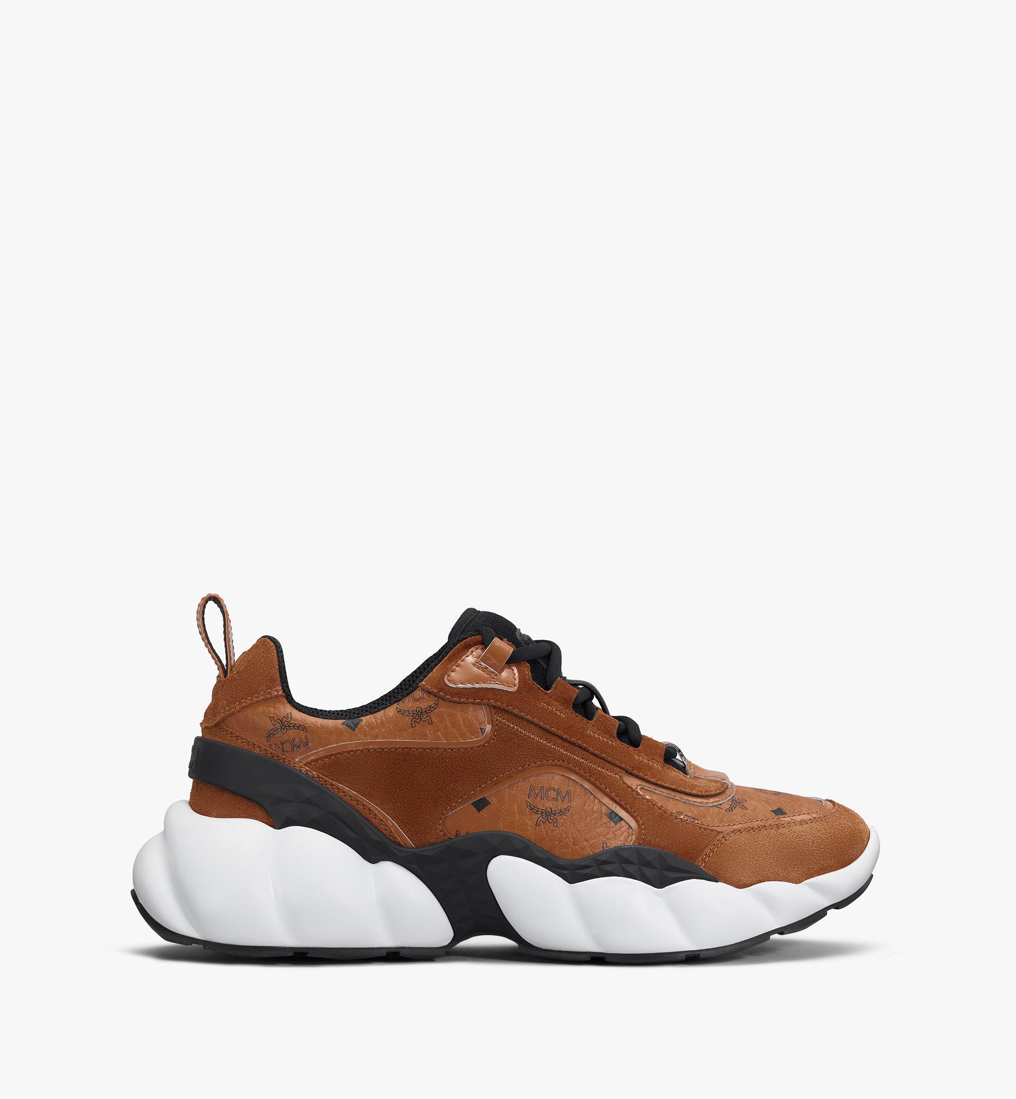 mcm cognac sneakers