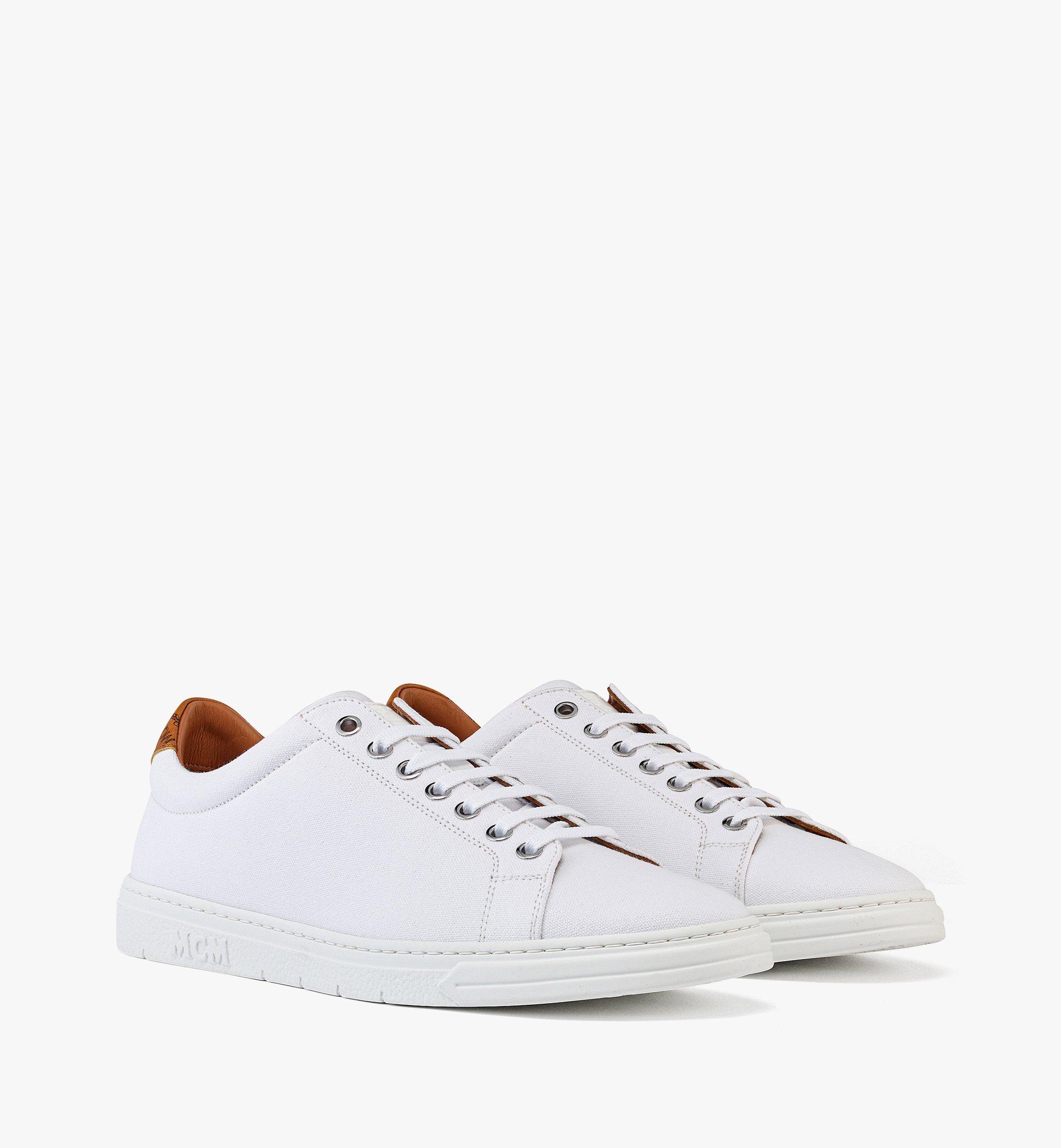 Men’s MCM Essentials Terrain Lo Sneakers in Organic Cotton Canvas