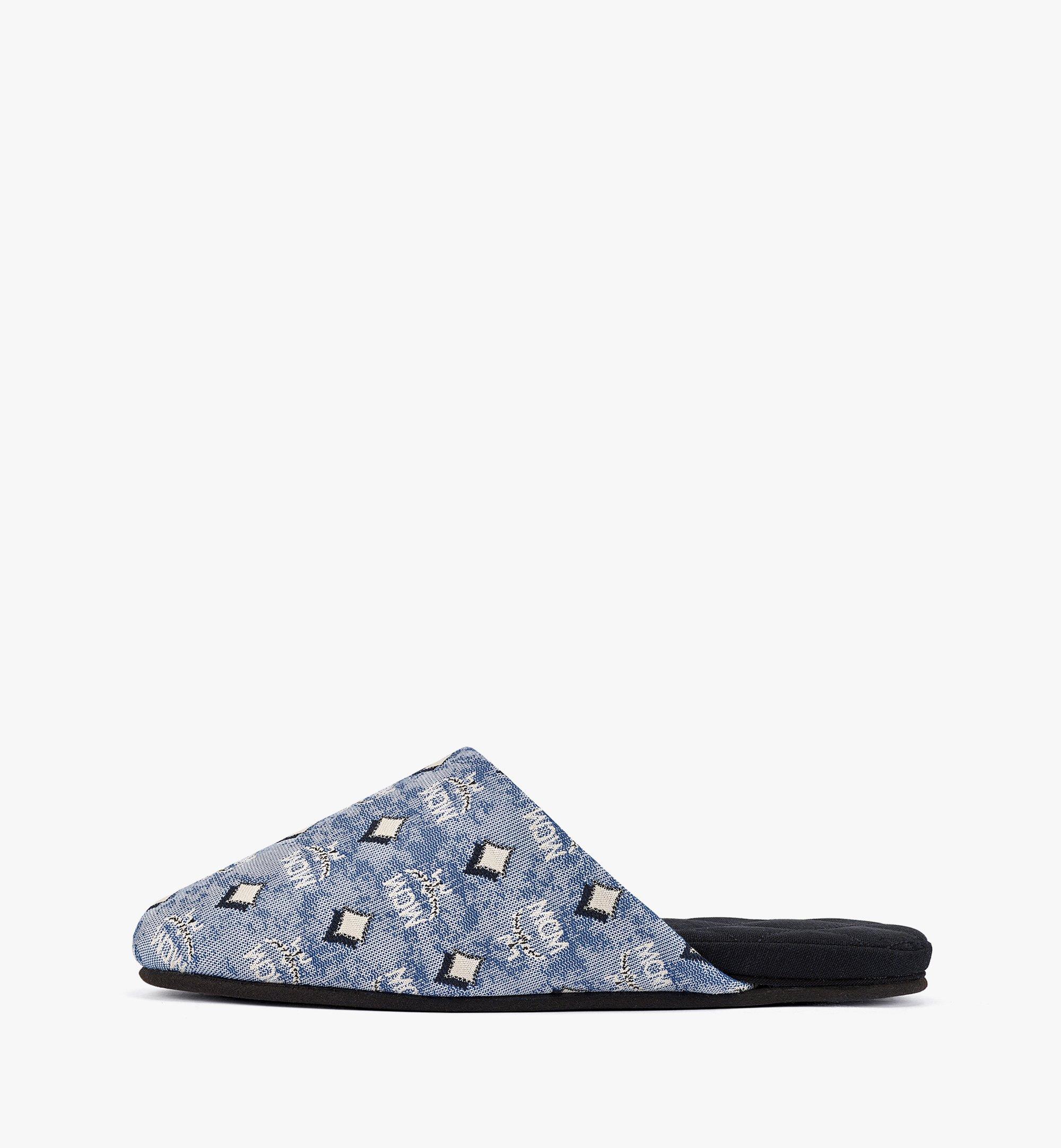 MCM 女士 Vintage Jacquard Monogram 拖鞋 Blue MEXBATQ02LU0ML 更多视角 1
