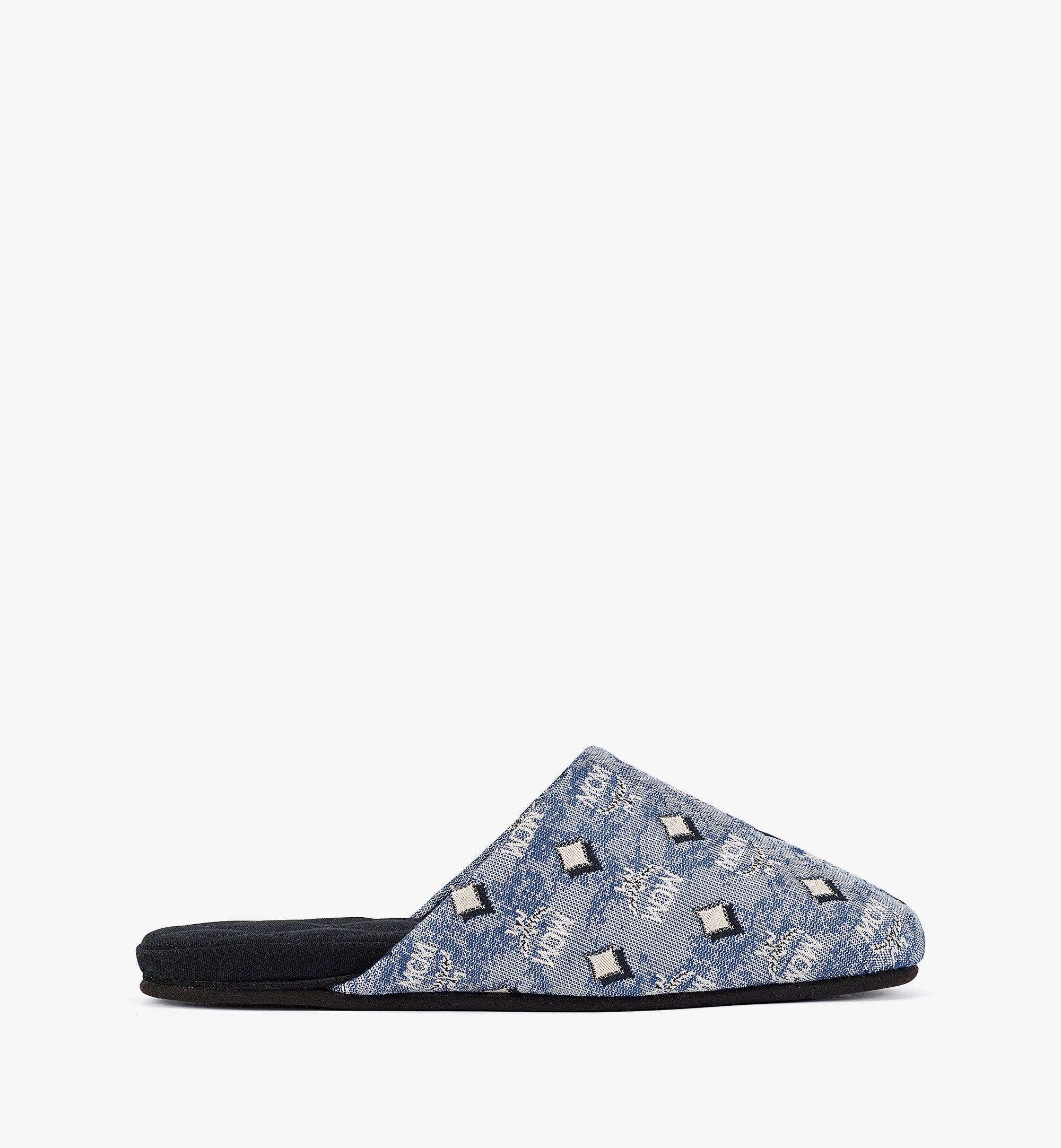 MCM 女士 Vintage Jacquard Monogram 拖鞋 Blue MEXBATQ02LU0ML 更多视角 3