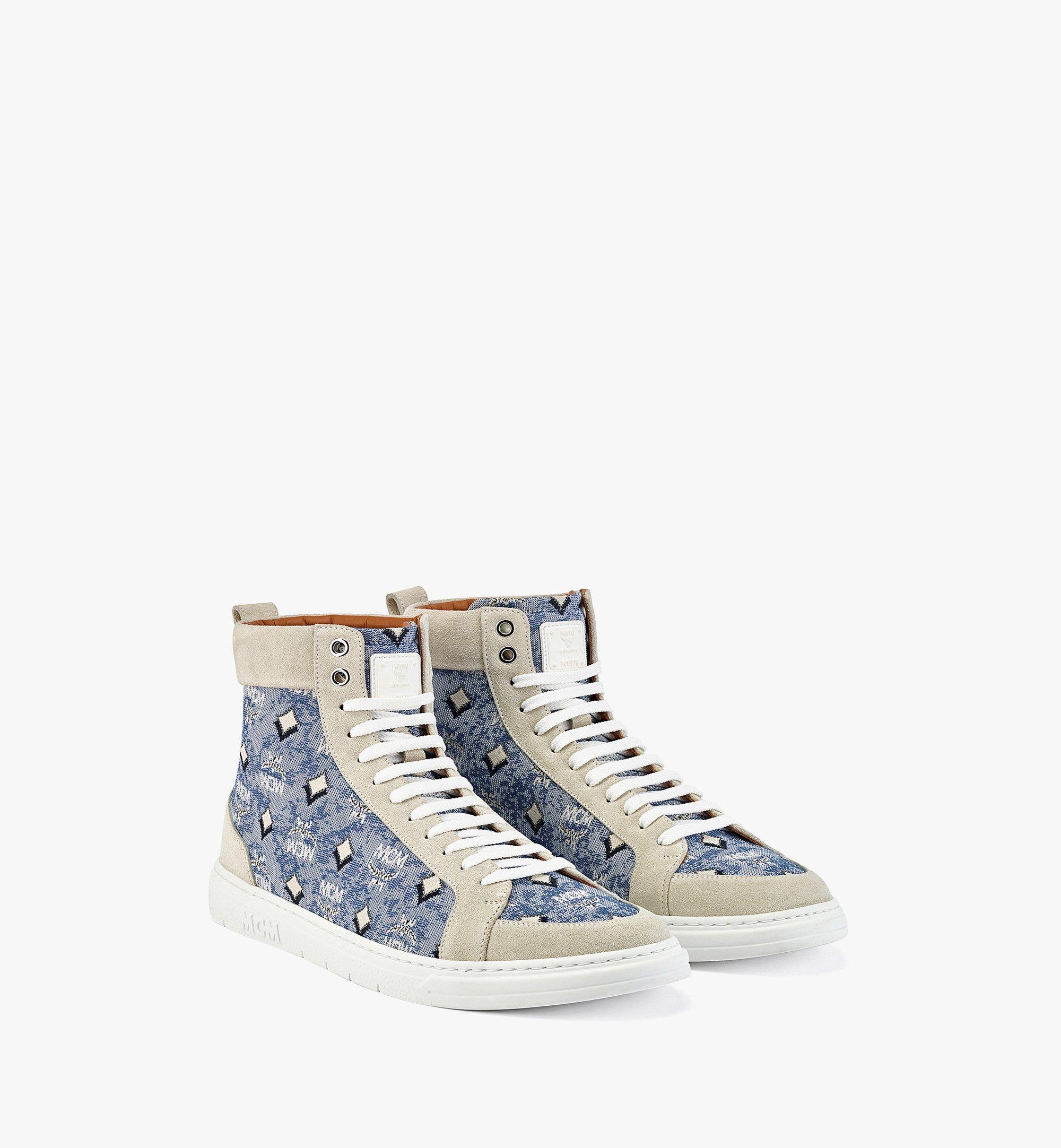 mcm high trainers blue