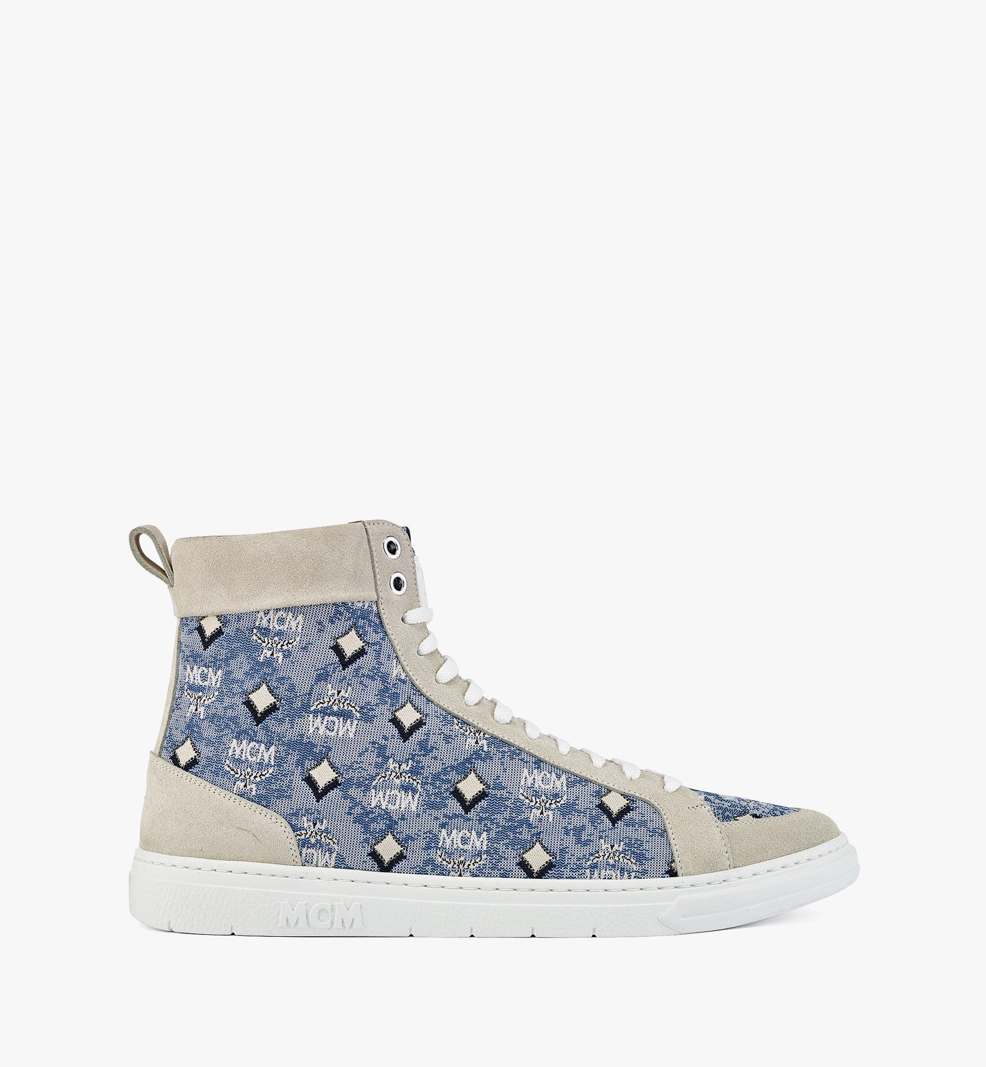mcm high trainers blue