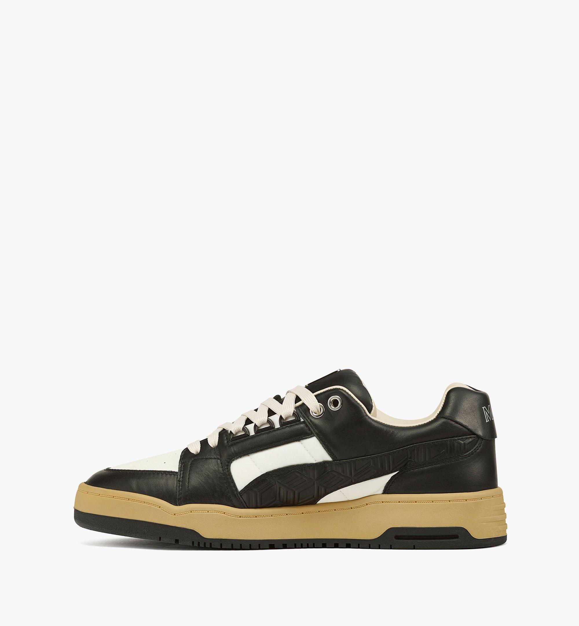 MCM MCM x PUMA Slipstream Sneakers in Cubic Leather Black MEXCAMM15BK405 更多视角 1