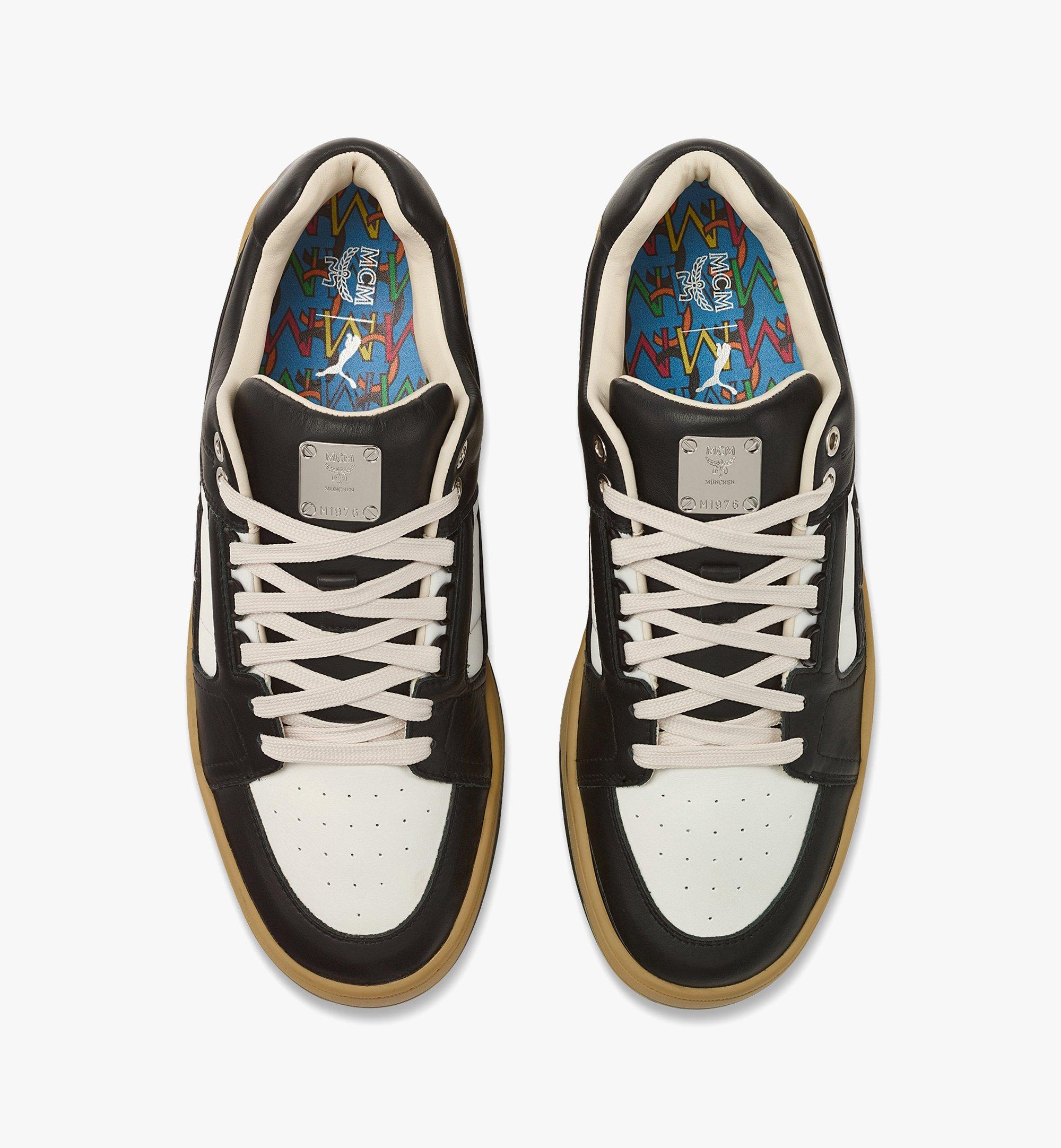 MCM MCM x PUMA Slipstream Sneakers in Cubic Leather Black MEXCAMM15BK405 更多视角 4