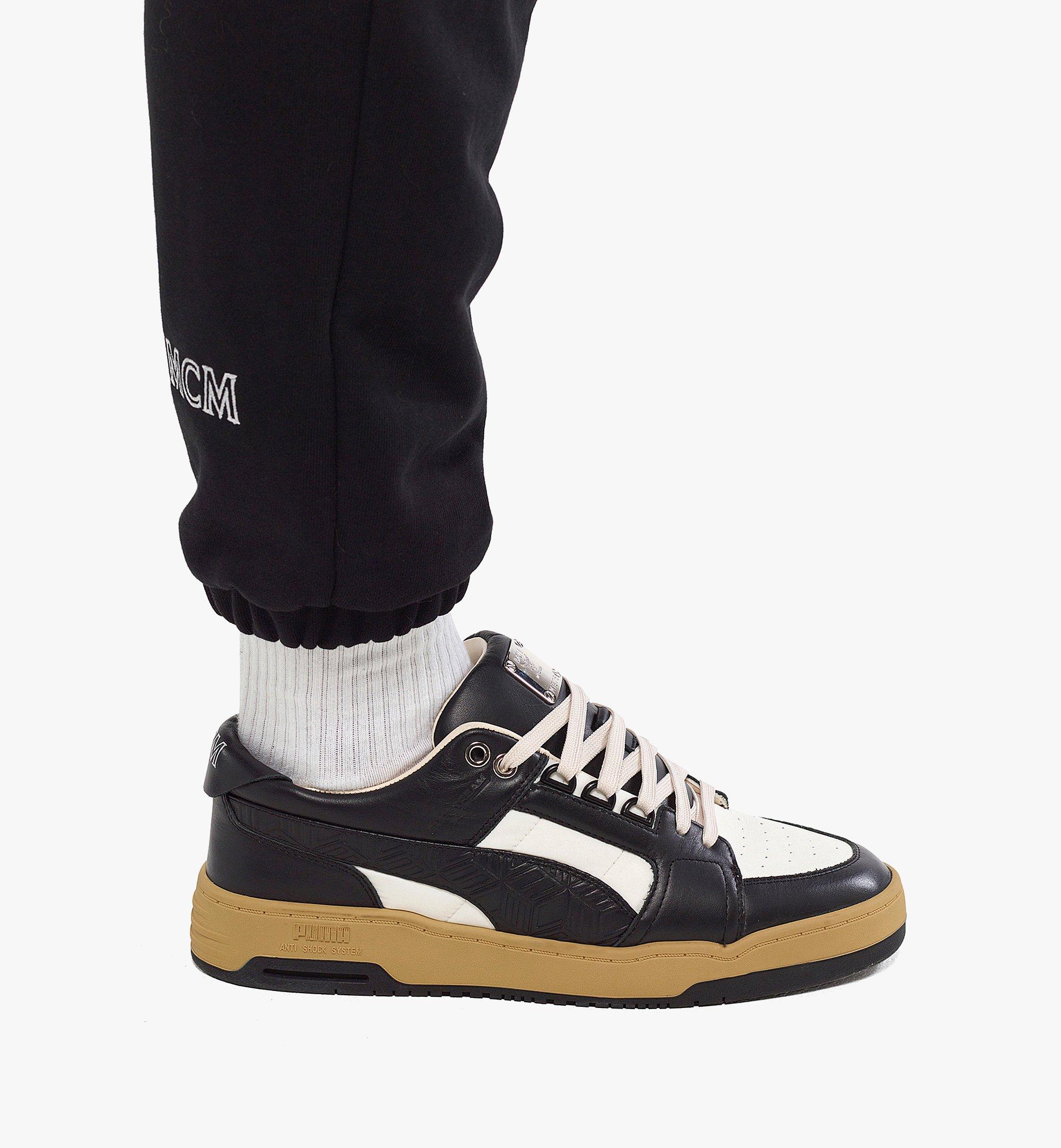MCM MCM x PUMA Slipstream Sneakers in Cubic Leather Black MEXCAMM15BK405 更多视角 2