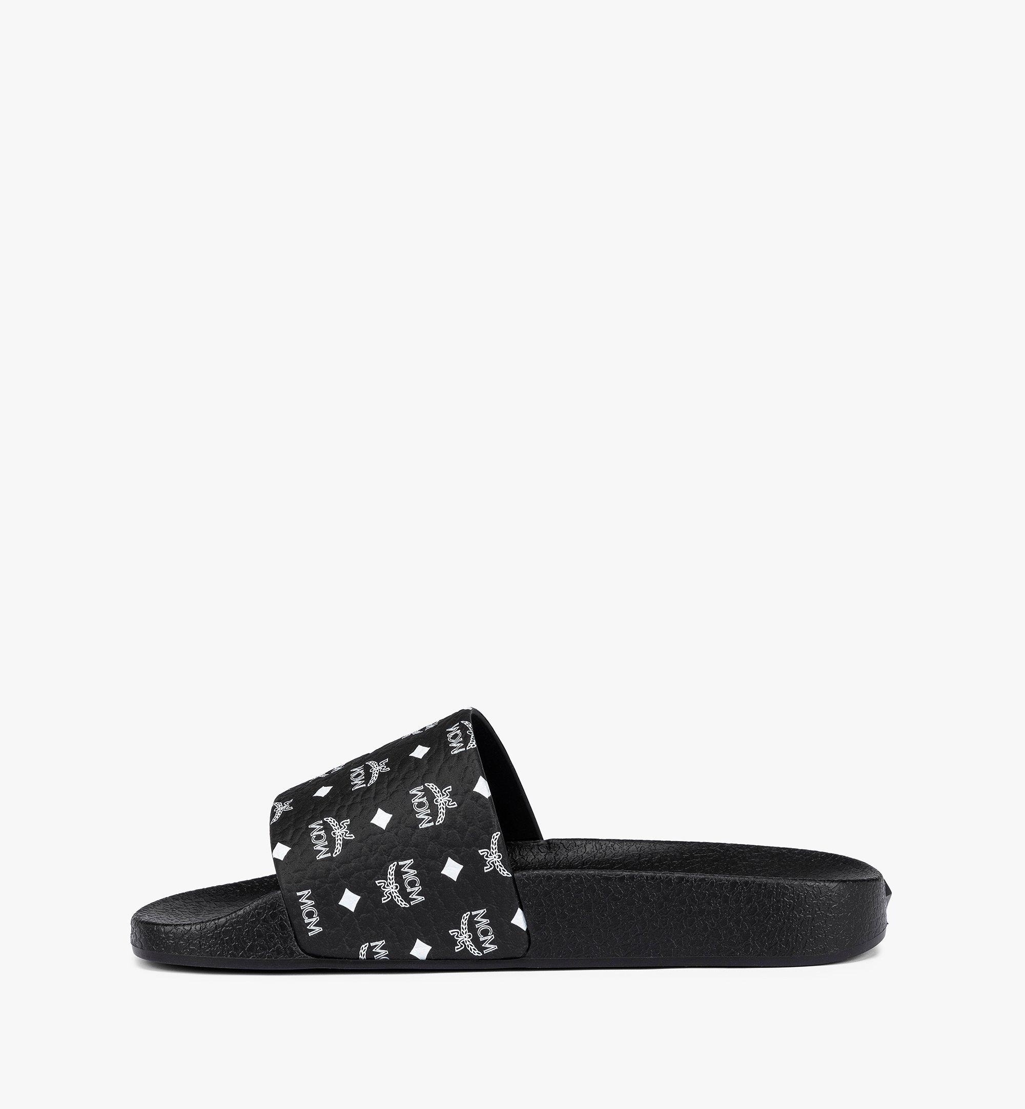 MCM Claquettes en caoutchouc monogrammé Black MEXCAMM17BK042 Plus de photos 2