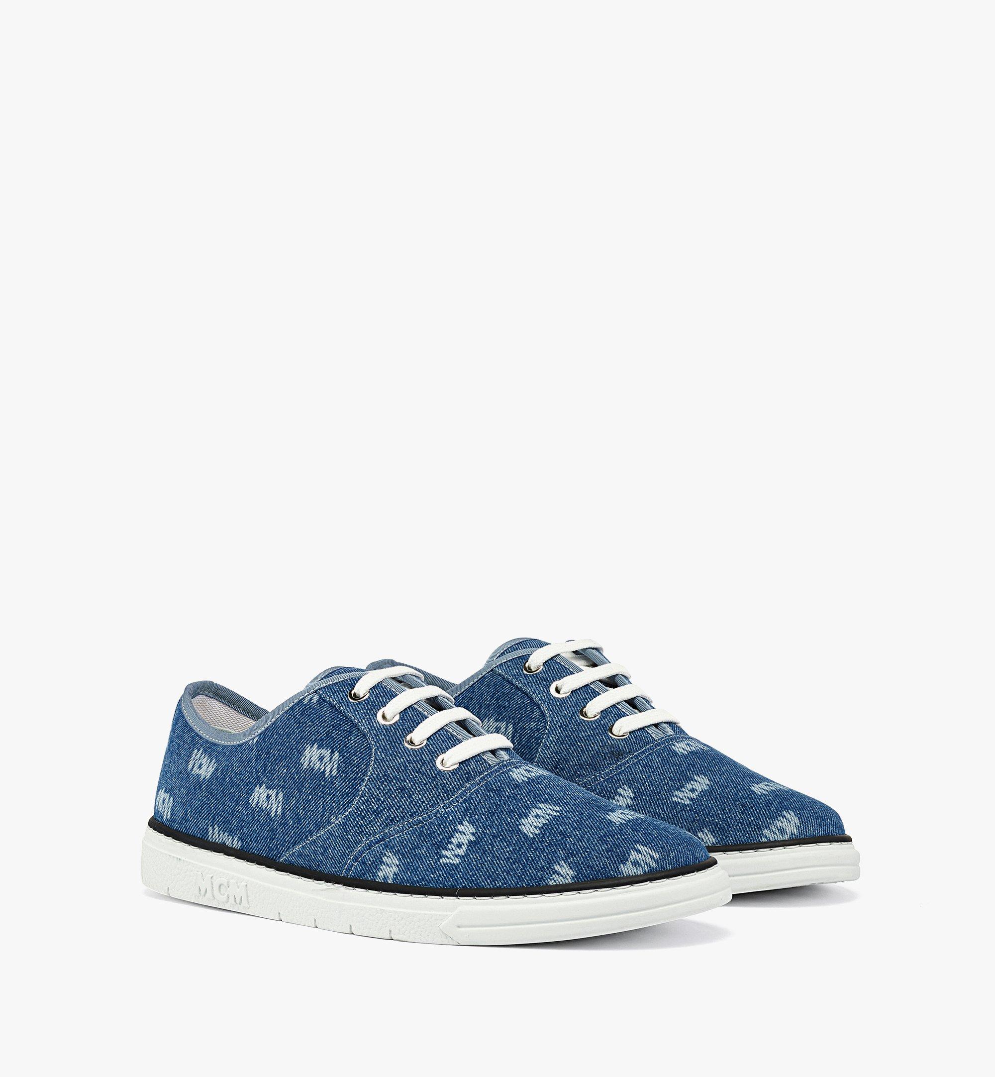 41 IT Men's Semblas Sneakers in MCM Sommer Denim Blue | MCM ®US