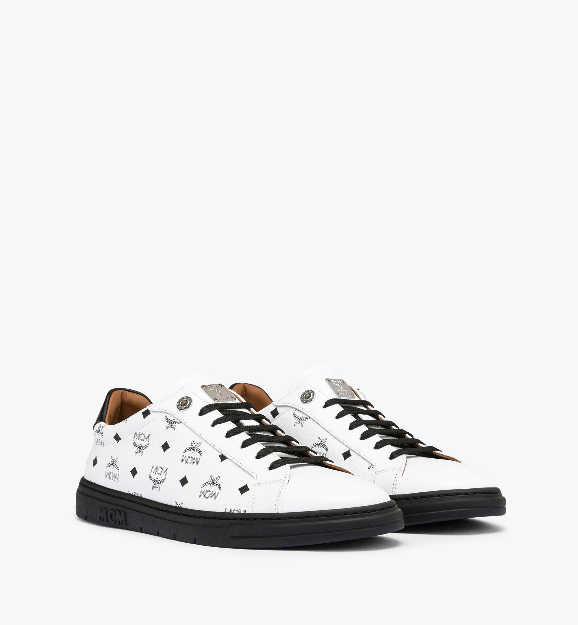 MCM Terrain Lo カラーブロックスニーカー - ヴィセトス White MEXCATD04BK045 ほかの角度から見る 1