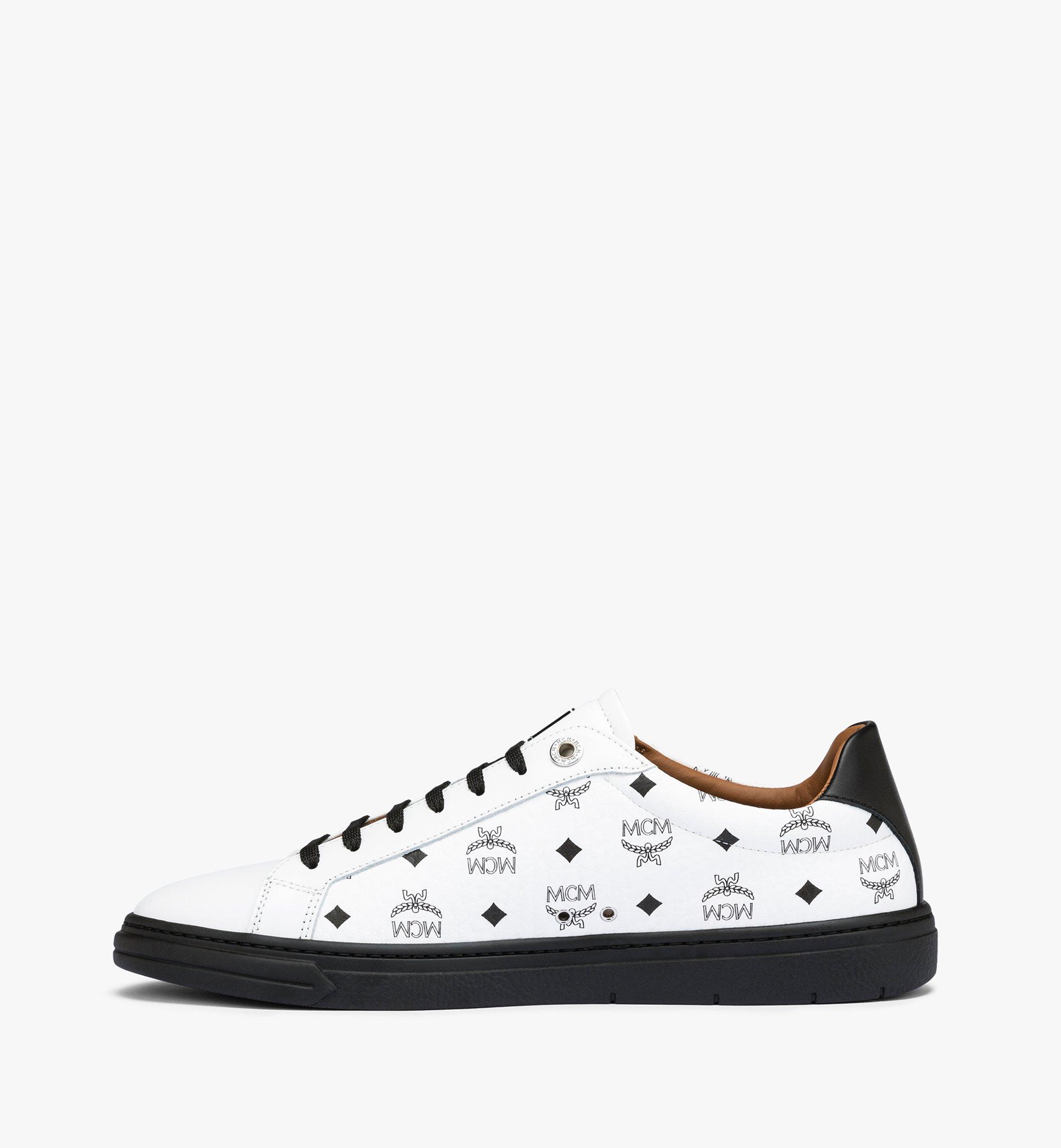 MCM Terrain Lo カラーブロックスニーカー - ヴィセトス White MEXCATD04BK045 ほかの角度から見る 1