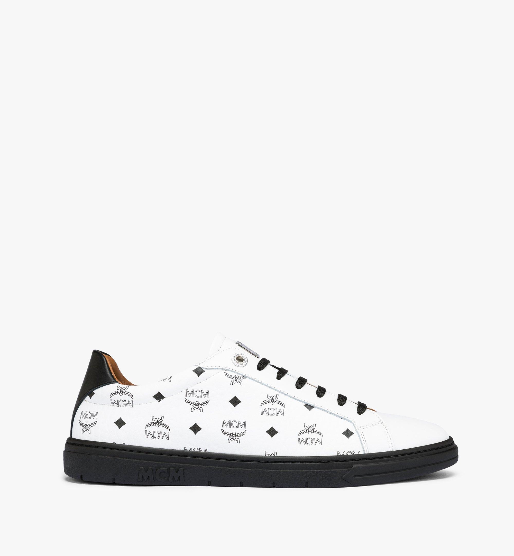 MCM Terrain Lo カラーブロックスニーカー - ヴィセトス White MEXCATD04BK045 ほかの角度から見る 4