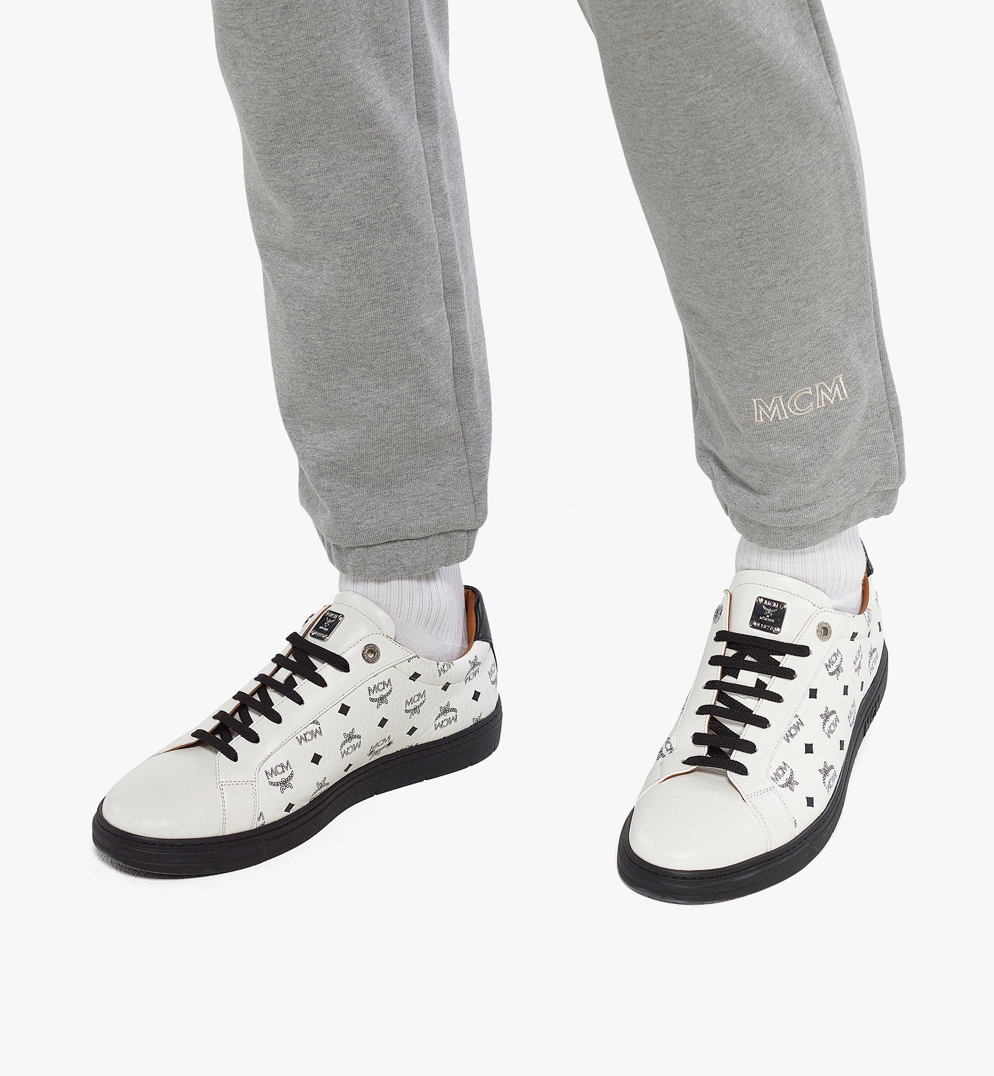 MCM Terrain Lo カラーブロックスニーカー - ヴィセトス White MEXCATD04BK045 ほかの角度から見る 2