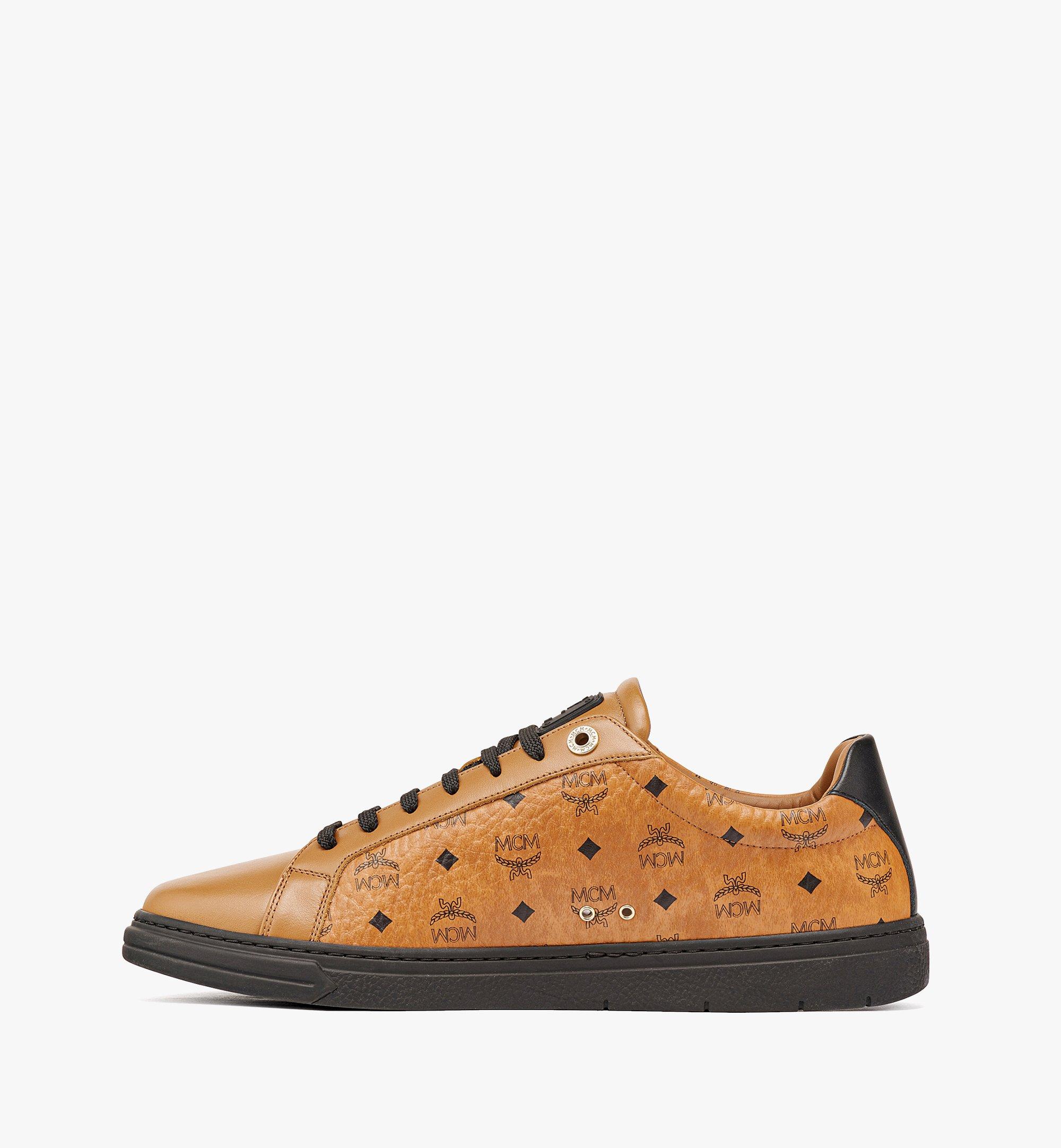 MCM Terrain Low-Top-Sneaker in Farbblock-Visetos Black MEXCSMM02BK044 Noch mehr sehen 1