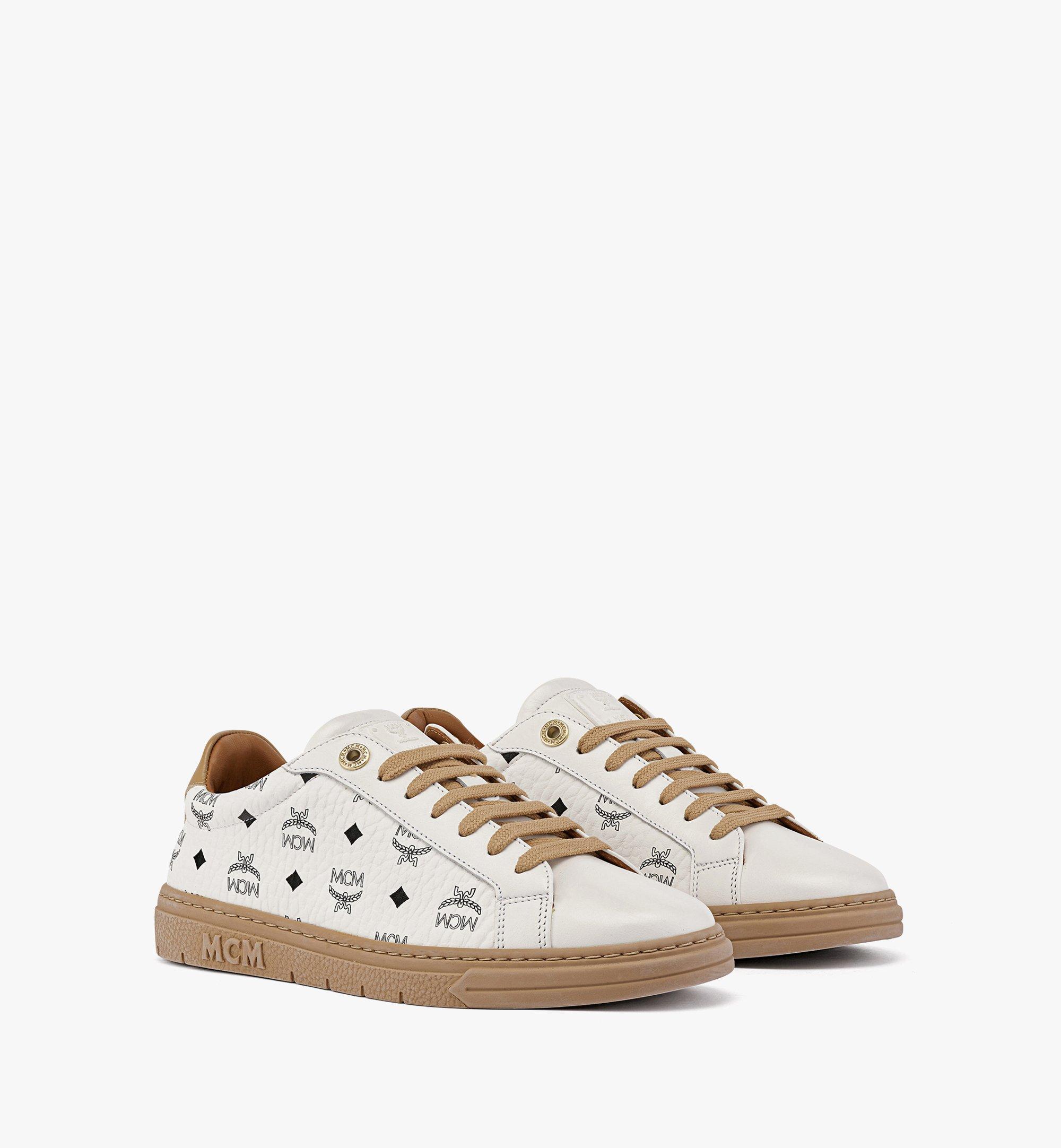 c101 low top sneaker with tea rose eyelets