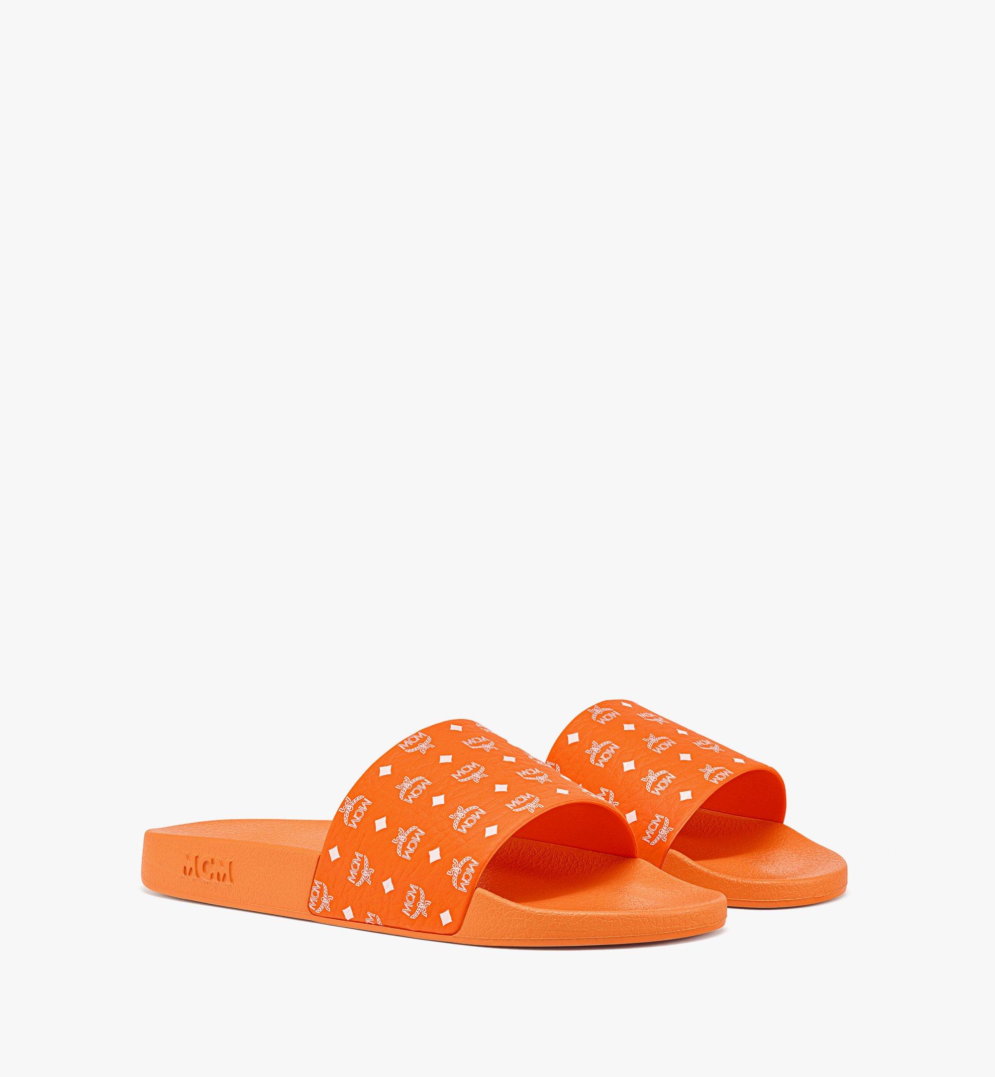 Men’s Monogram Print Rubber Slides