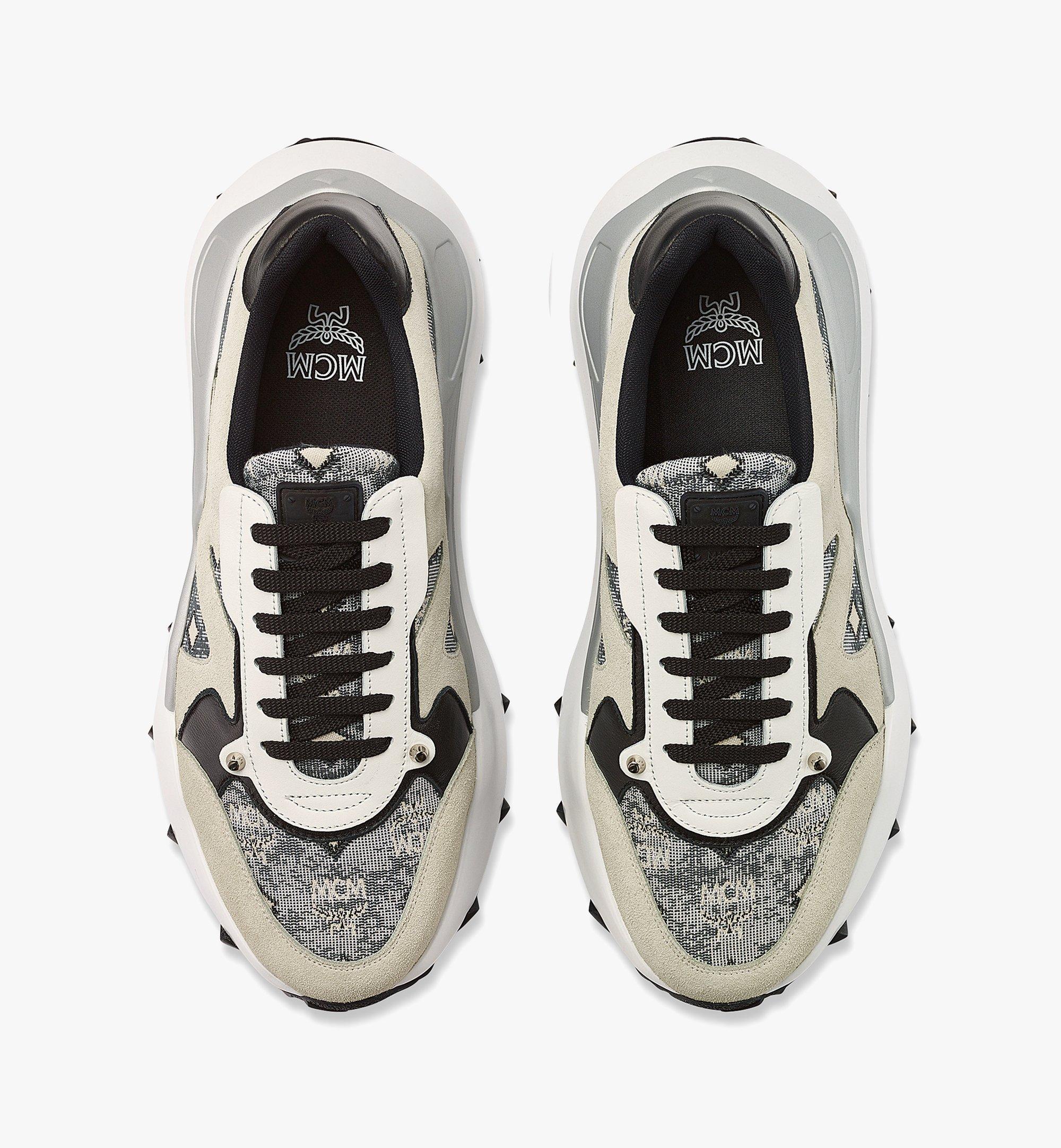 [MCM]★韓国人気★Cubic Monogram Jacquard Skystream Sneakers 41 IT / M Skystream Sneakers in Studded Vintage Monogram
