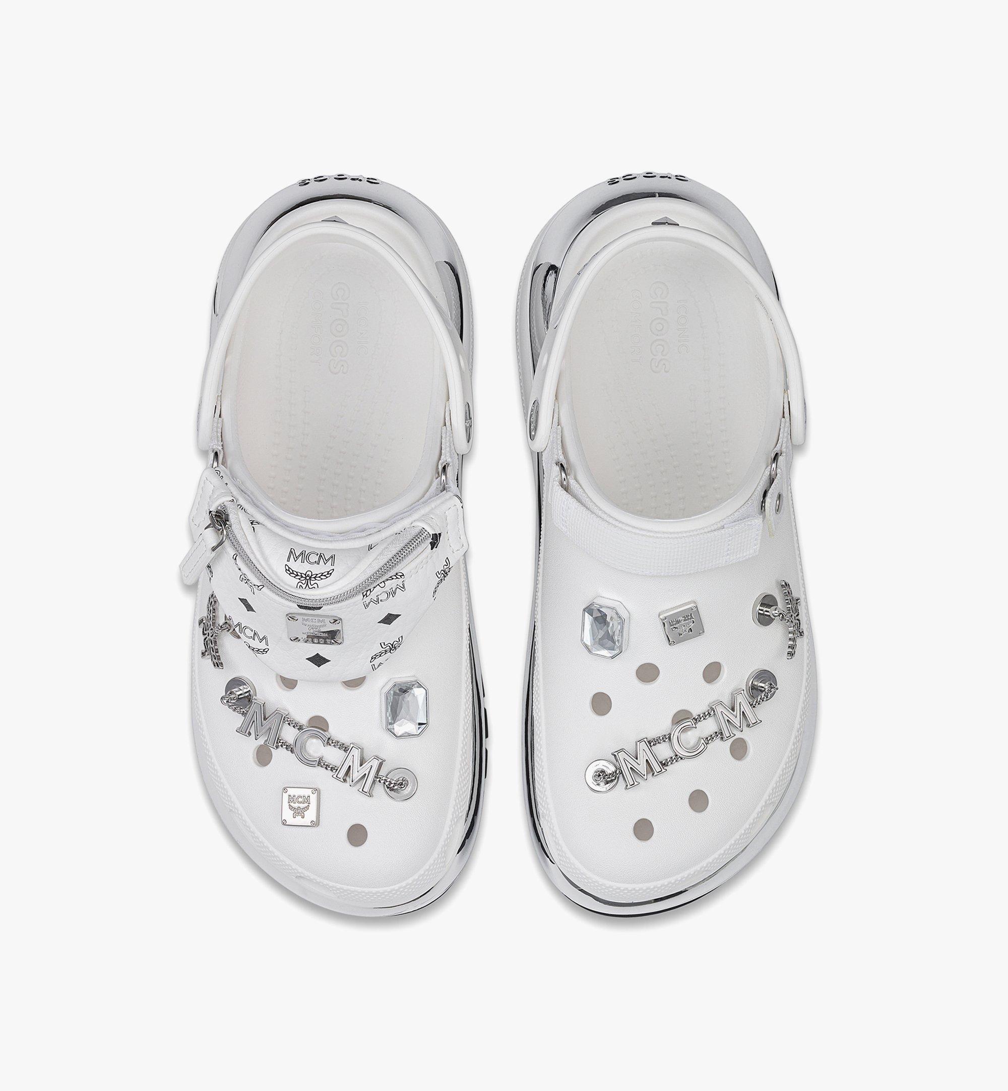 MCM x Crocs – Belt Bag Clog White