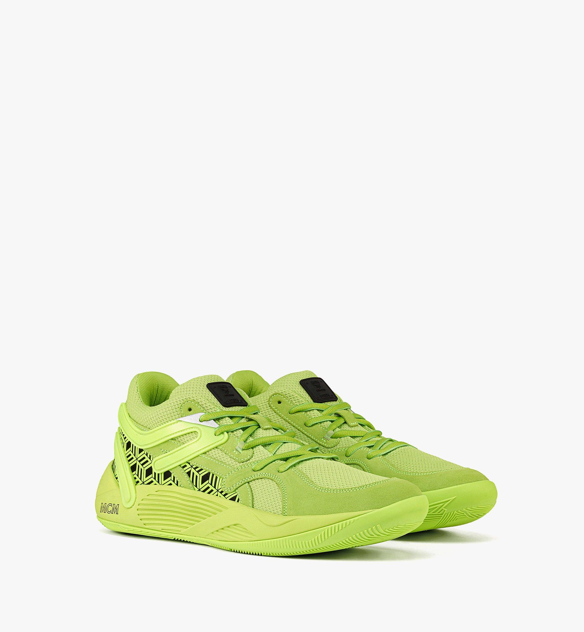 Womens Possession Green Lace-Up Low-Profile Shoes