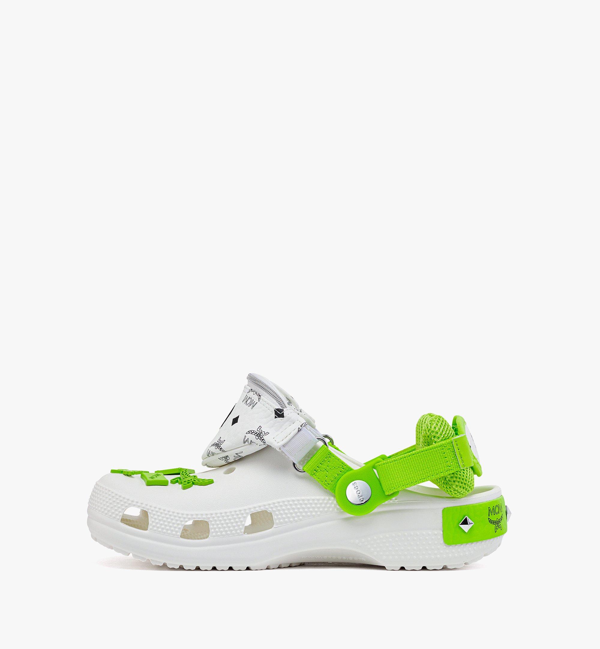 MCM MCM x CROCS Clog 鞋款附腰包飾物手環 White MEXDSMM10WT465 更多視圖 1