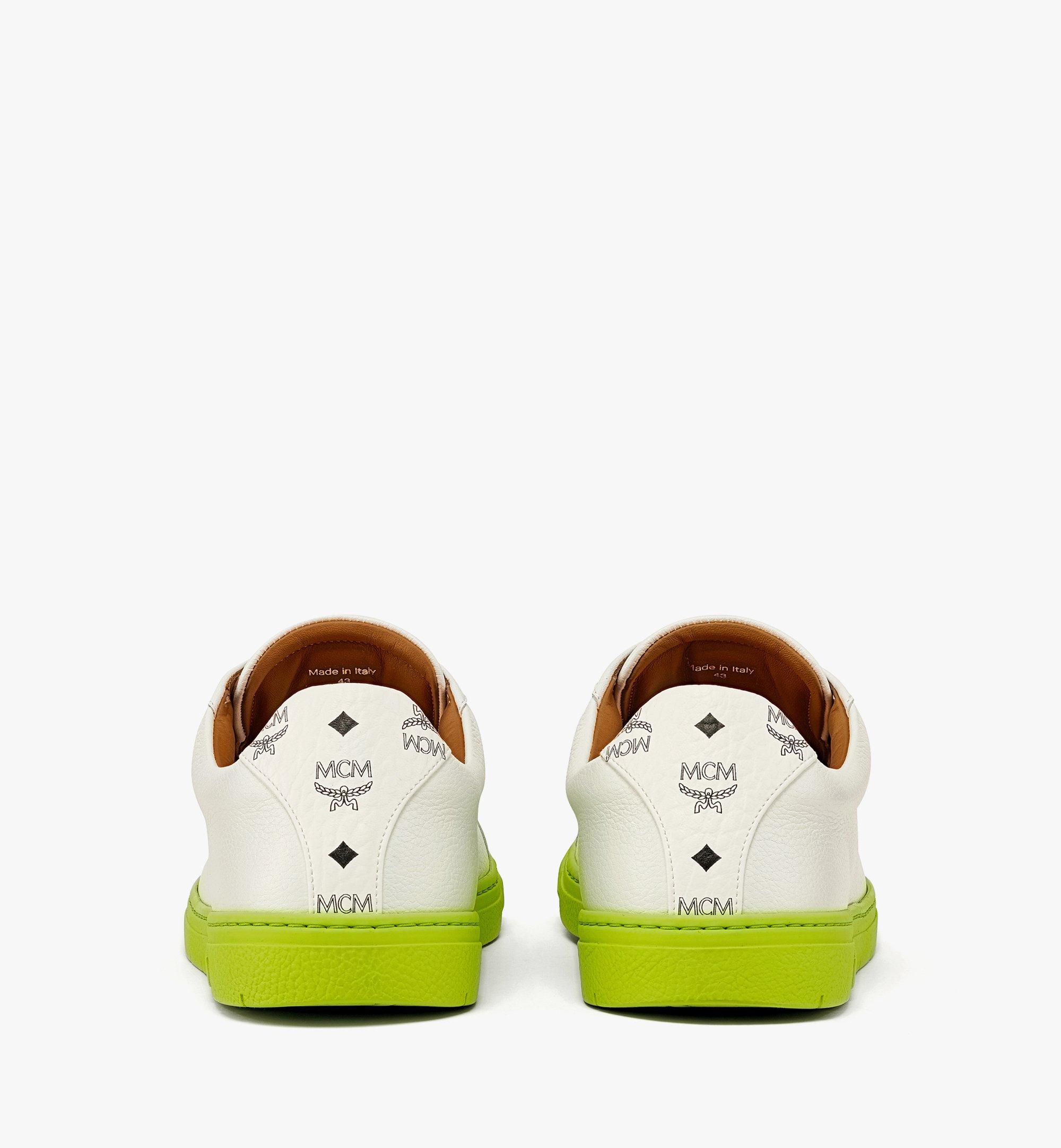 MCM Terrain Lo メンズ スニーカー - カーフレザー White MEXDSTD05WT041 ほかの角度から見る 2