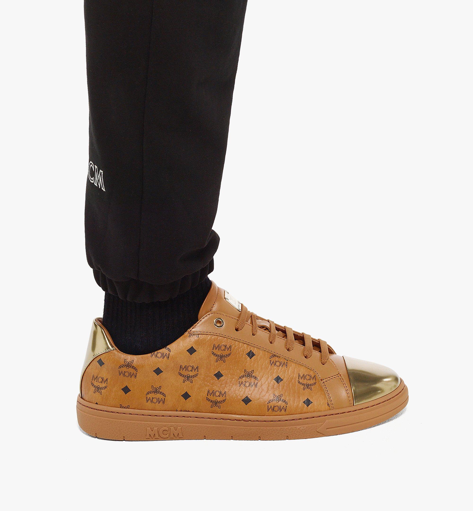 46 IT M Terrain Lo Sneakers in Visetos Cognac MCM CA