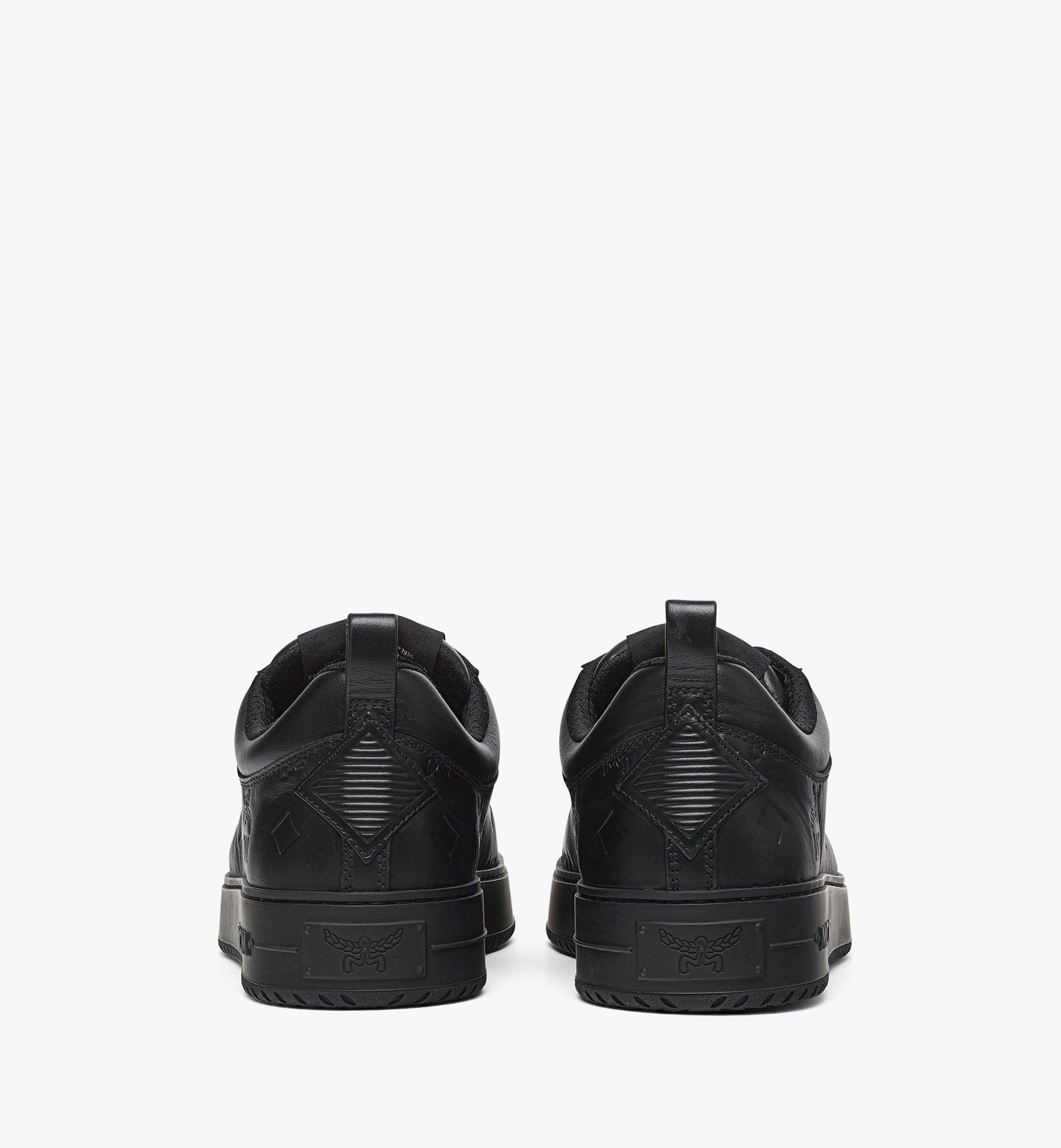 MCM Neo Terrain Lo Sneakers in Monogram Leather Black MEXEAAJ01BK041 Alternate View 2