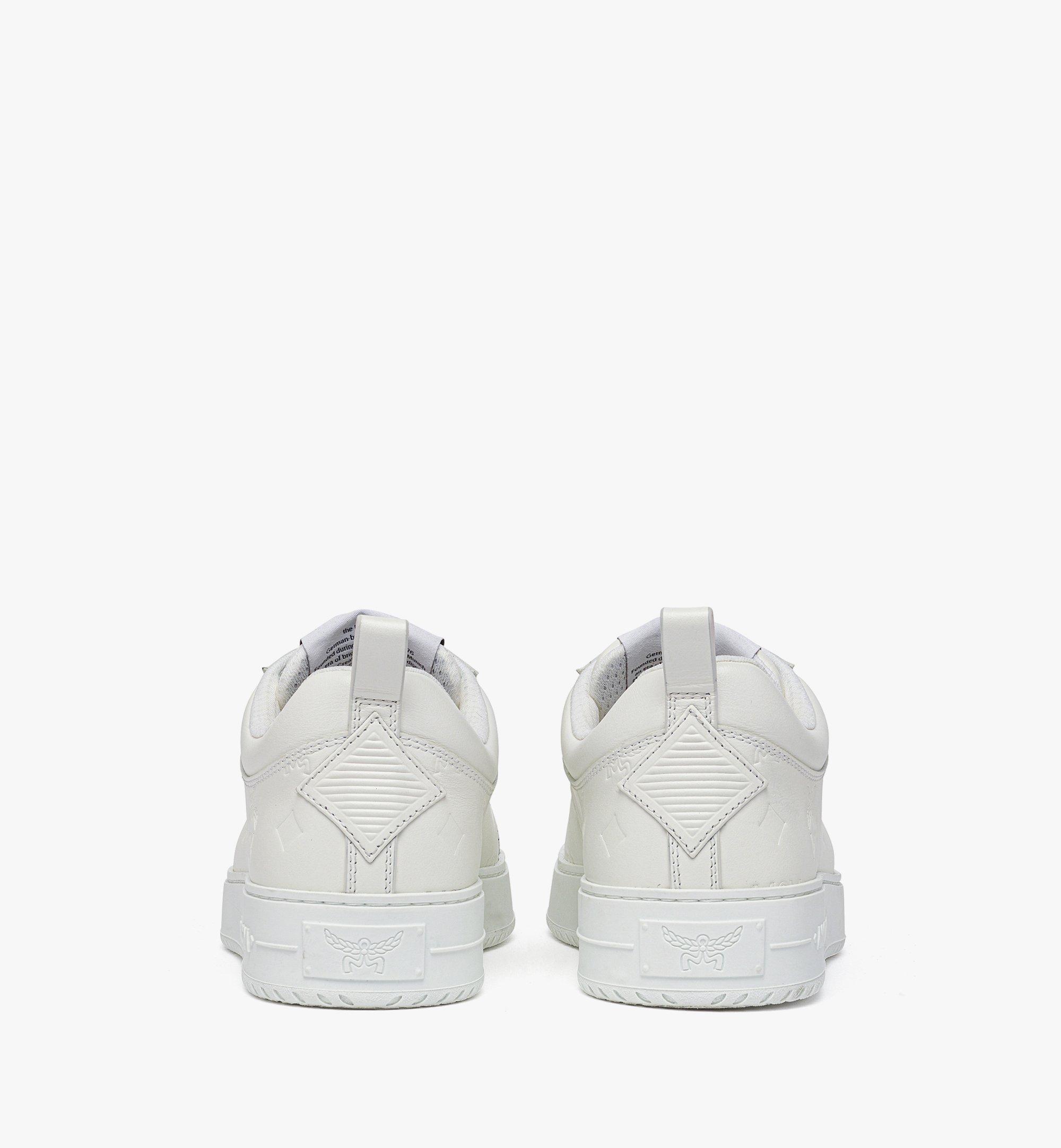 MCM Low-Top-Sneaker Neo Terrain aus Leder mit Monogramm White MEXEAAJ01WG044 Noch mehr sehen 2